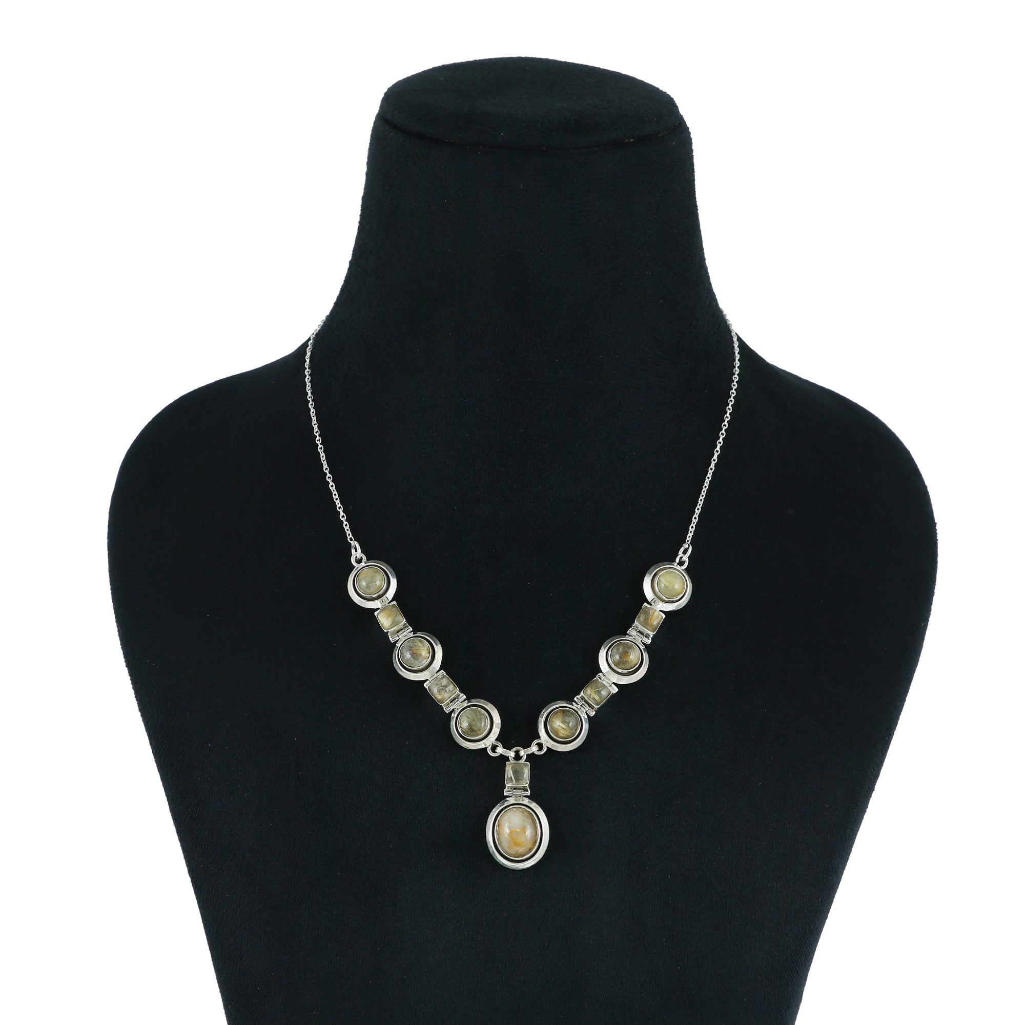 Natural Sterling Silver 925 Necklace