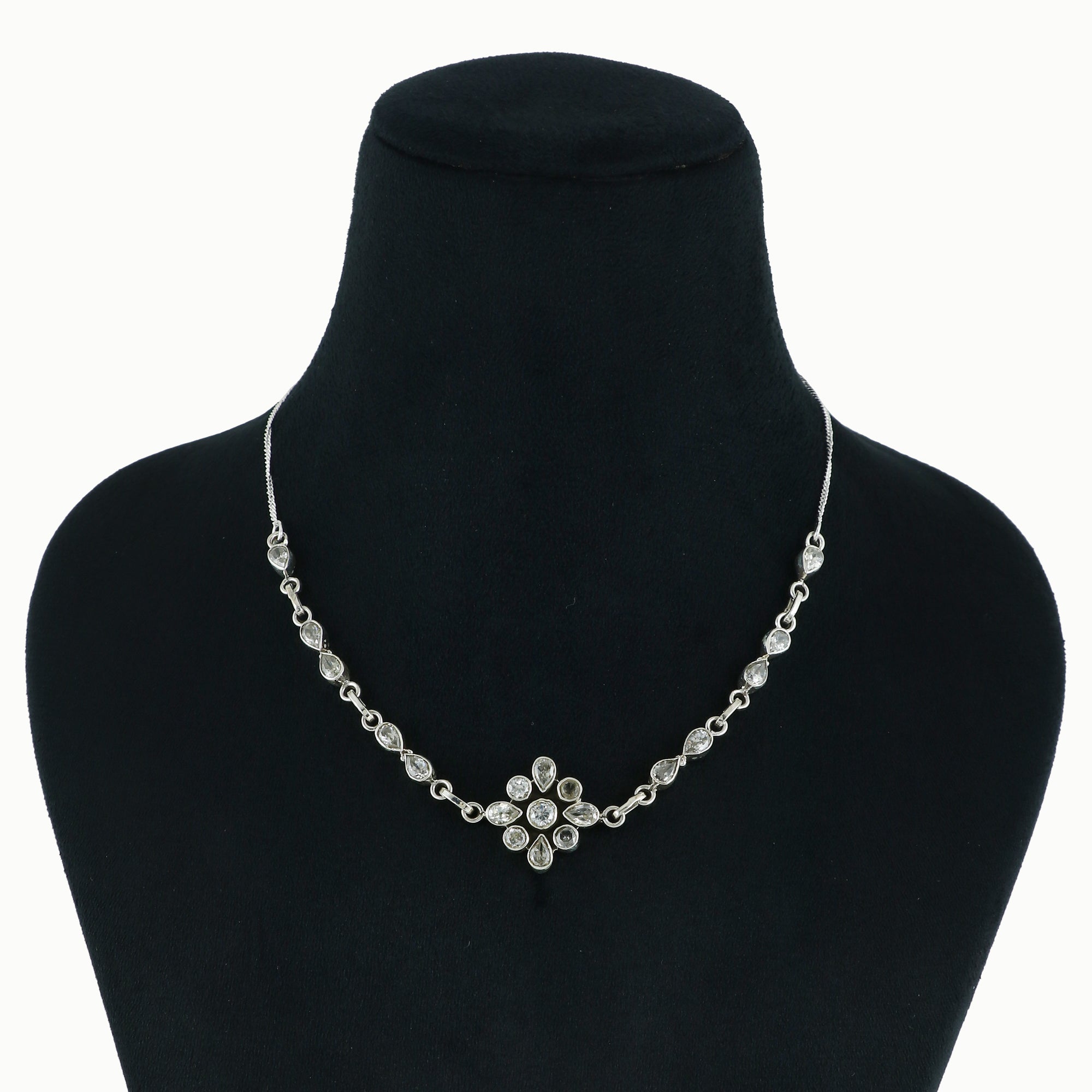 Natural Sterling Silver 925 Necklace
