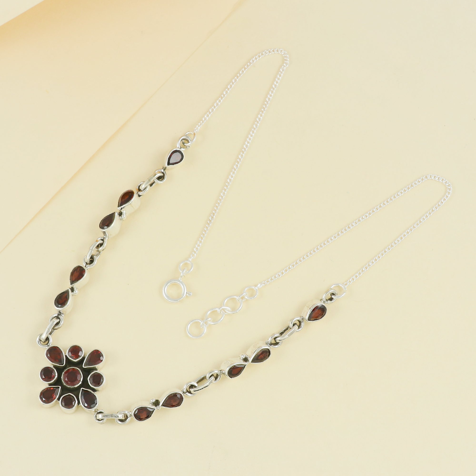 Natural Sterling Silver 925 Necklace