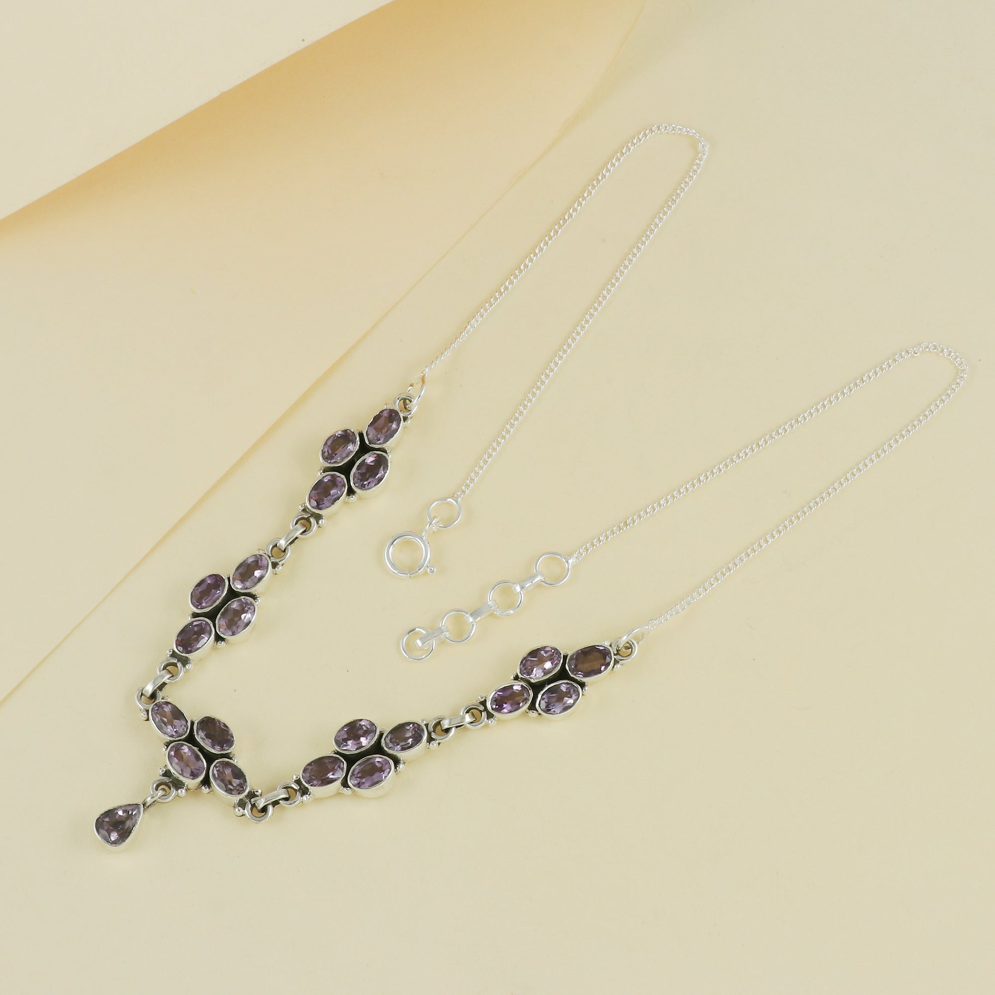Natural Sterling Silver 925 Necklace