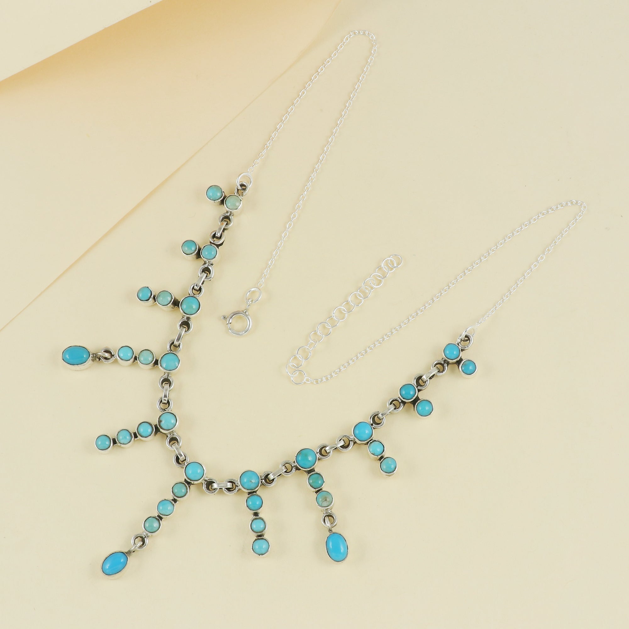 Natural Sterling Silver 925 Necklace