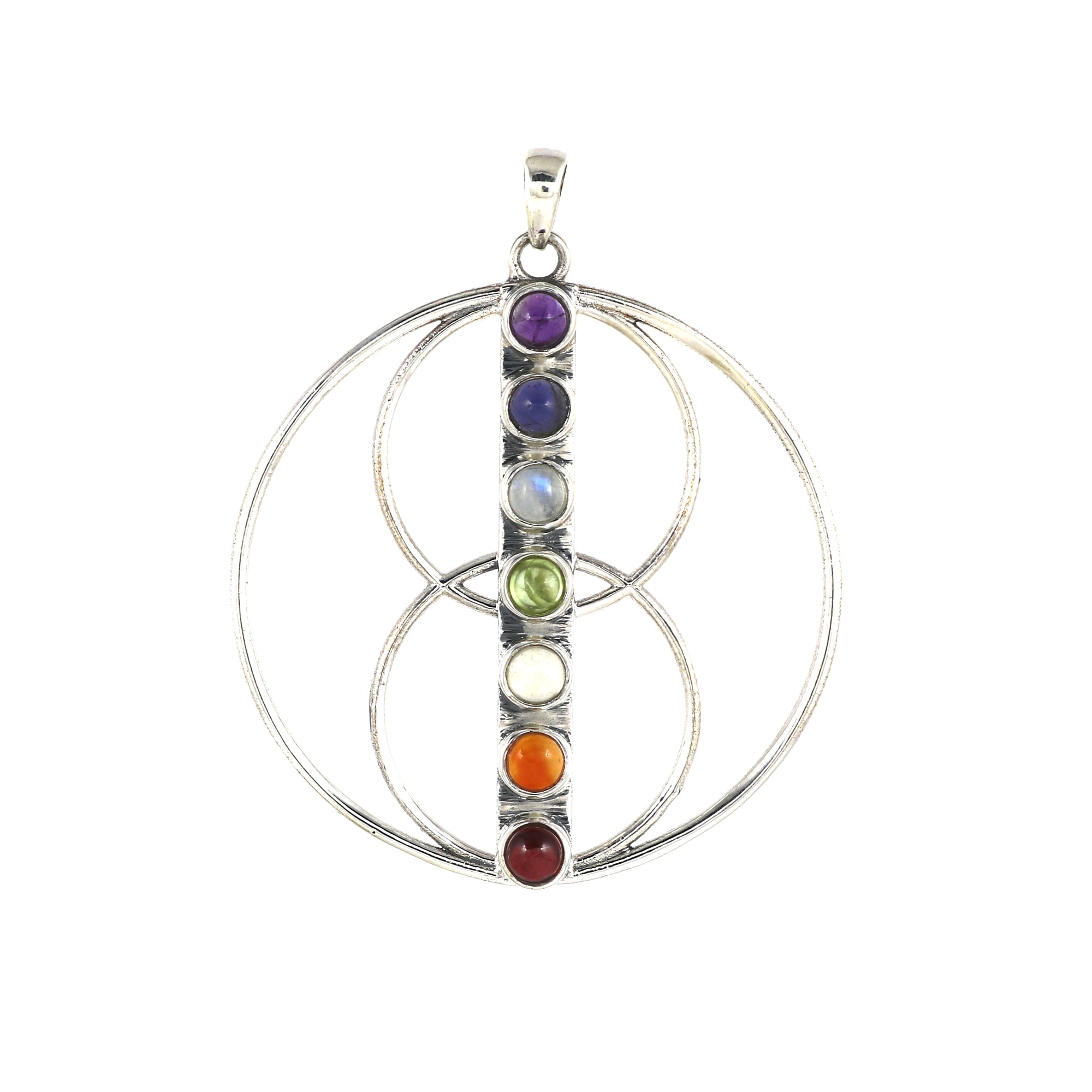 Seven Chakra Healing Pendant