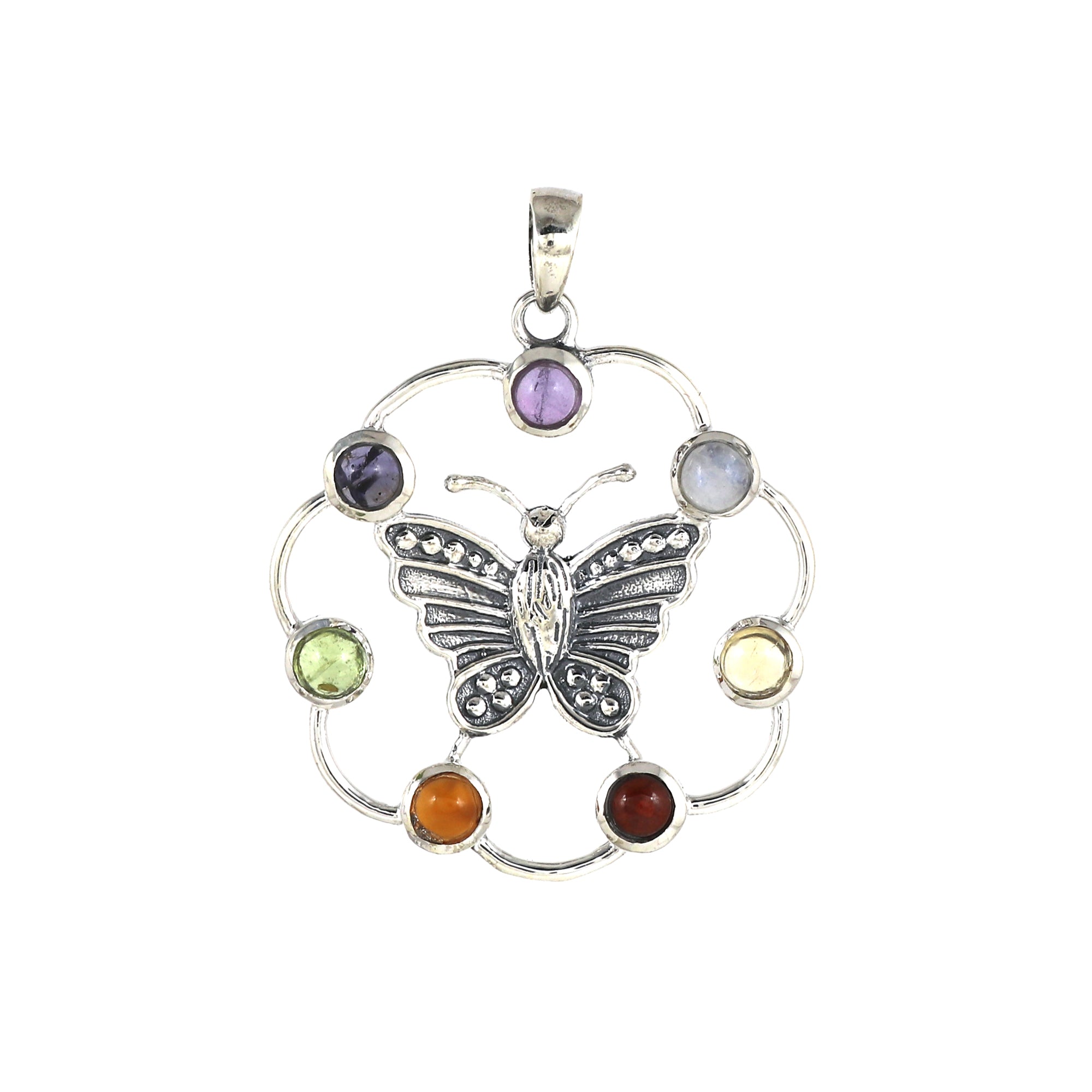 Seven Chakra Healing Pendant