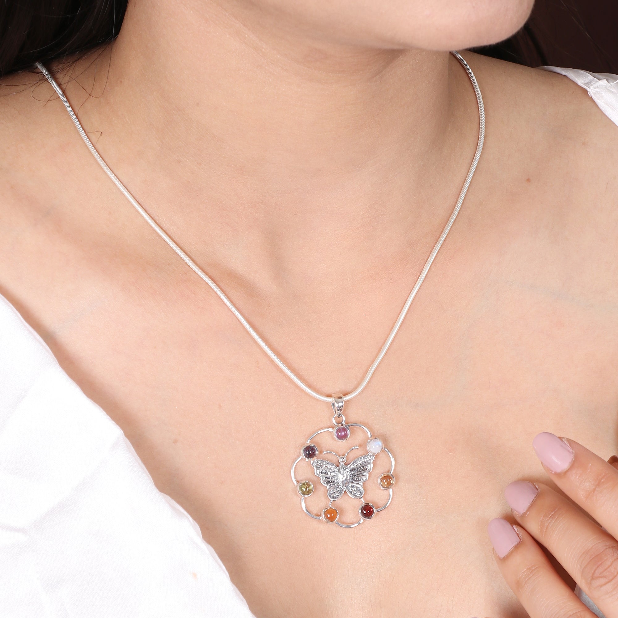 Seven Chakra Healing Pendant