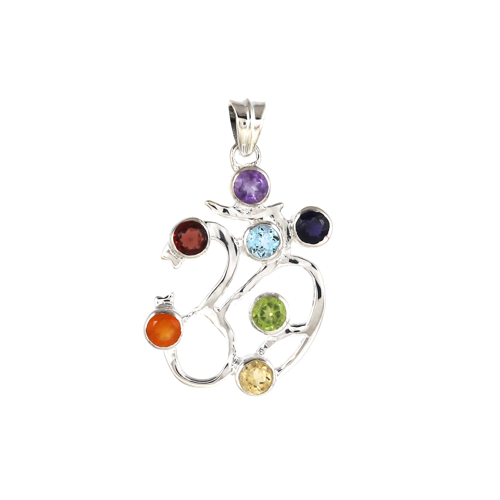 Seven Chakra Healing Pendant