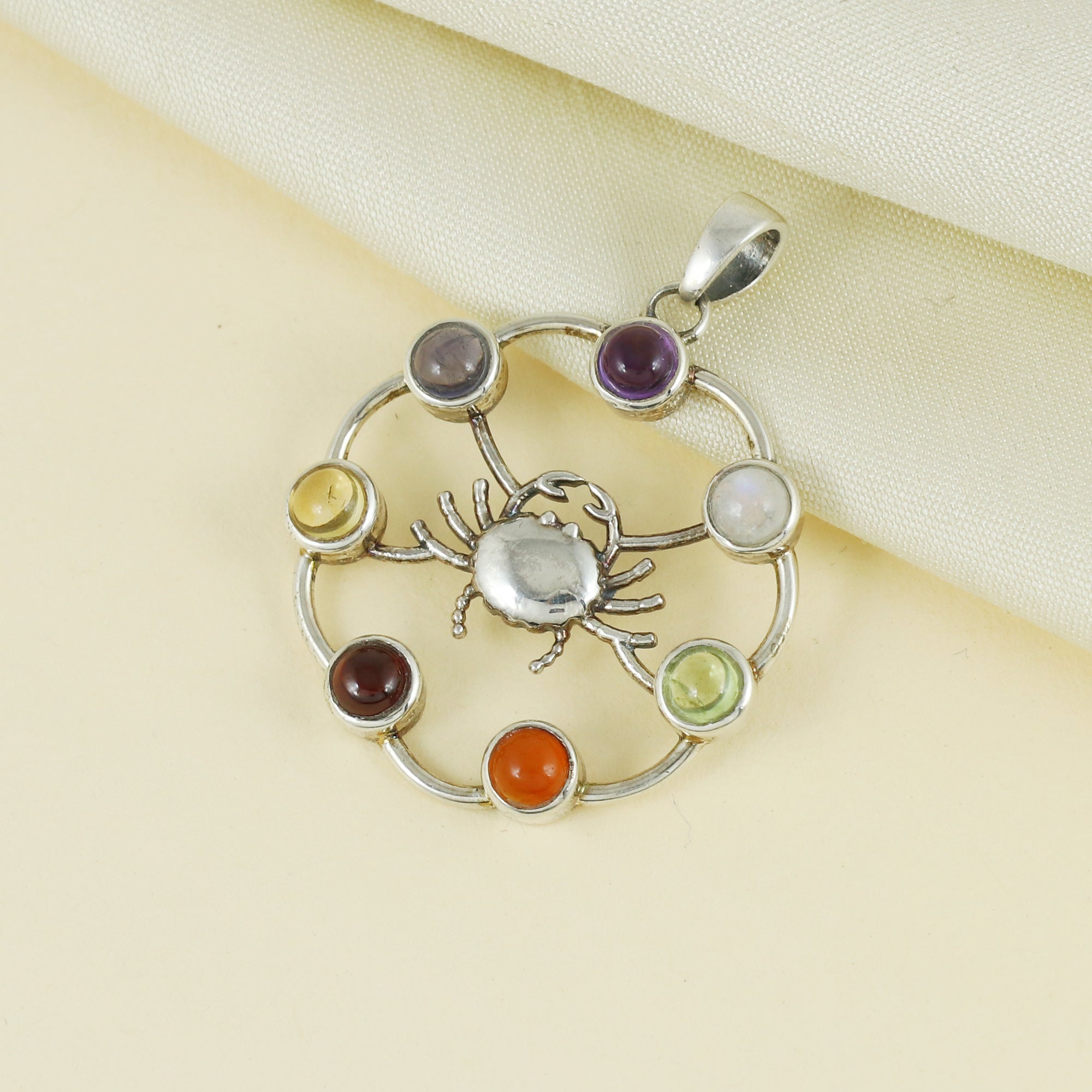 Seven Chakra Healing Pendant