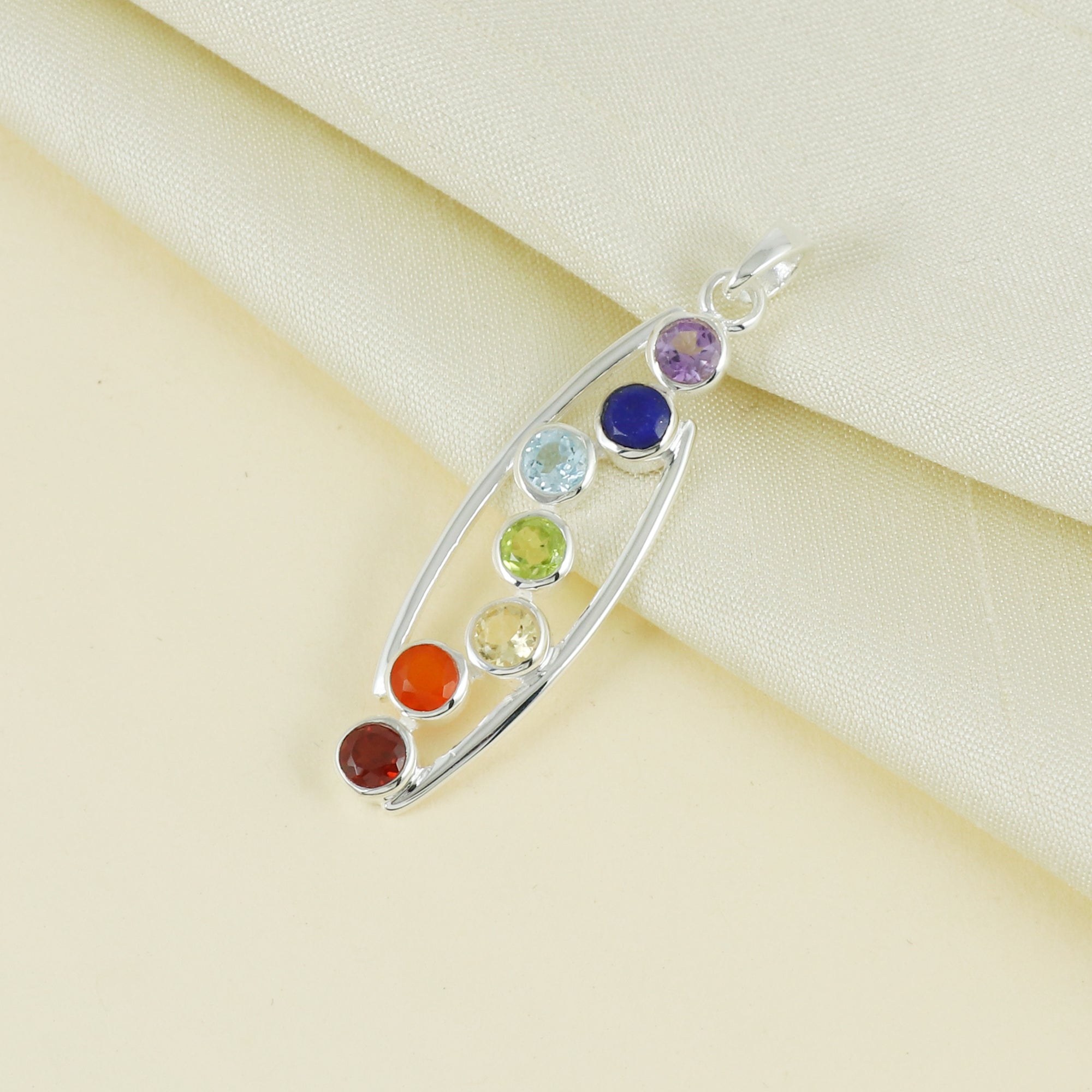 Seven Chakra Pendant