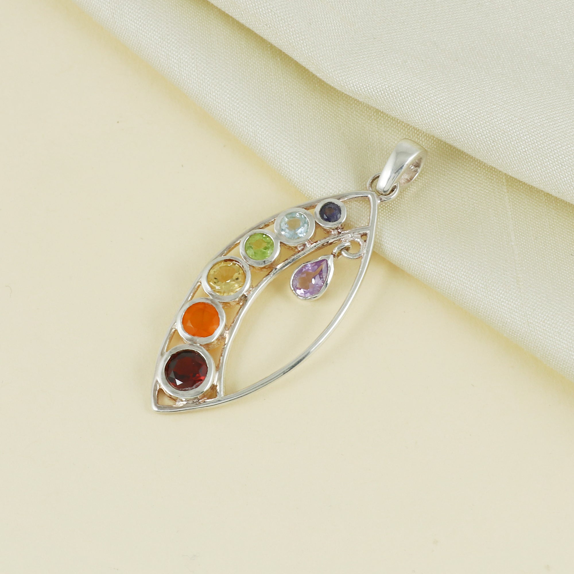Seven Chakra Pendant