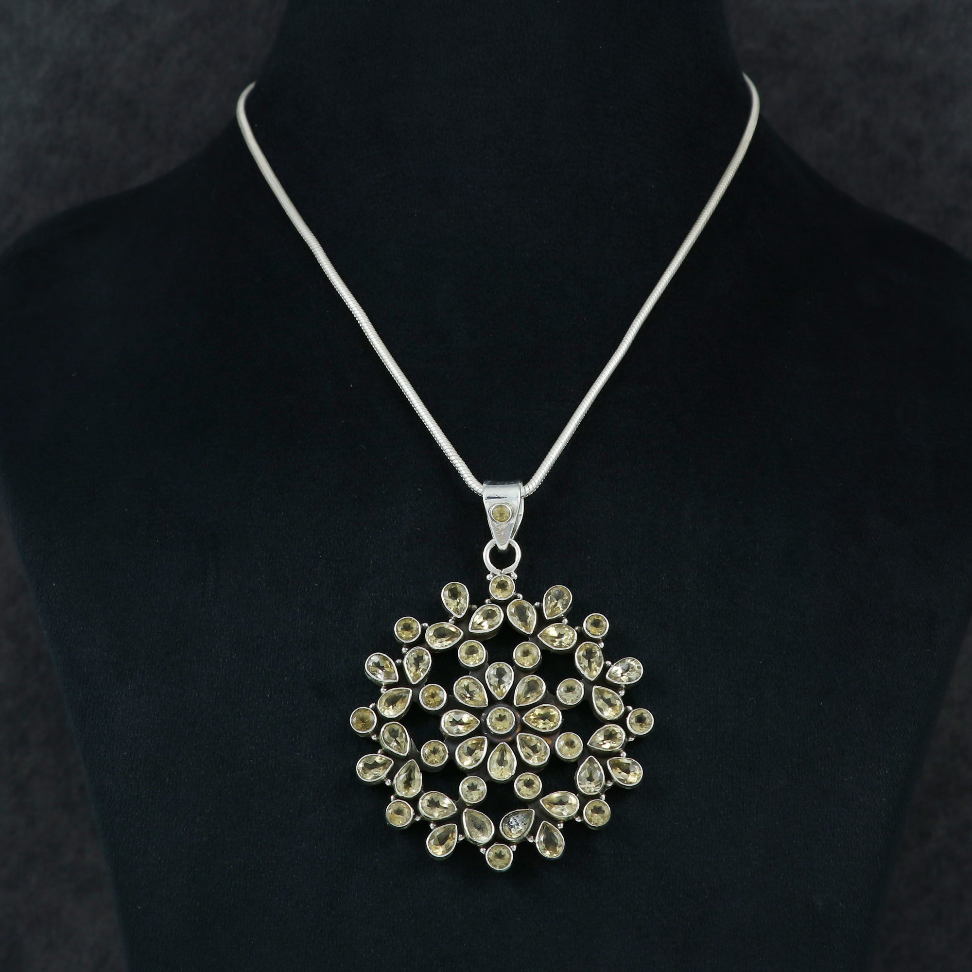 Sterling Silver Gemstone Pendant