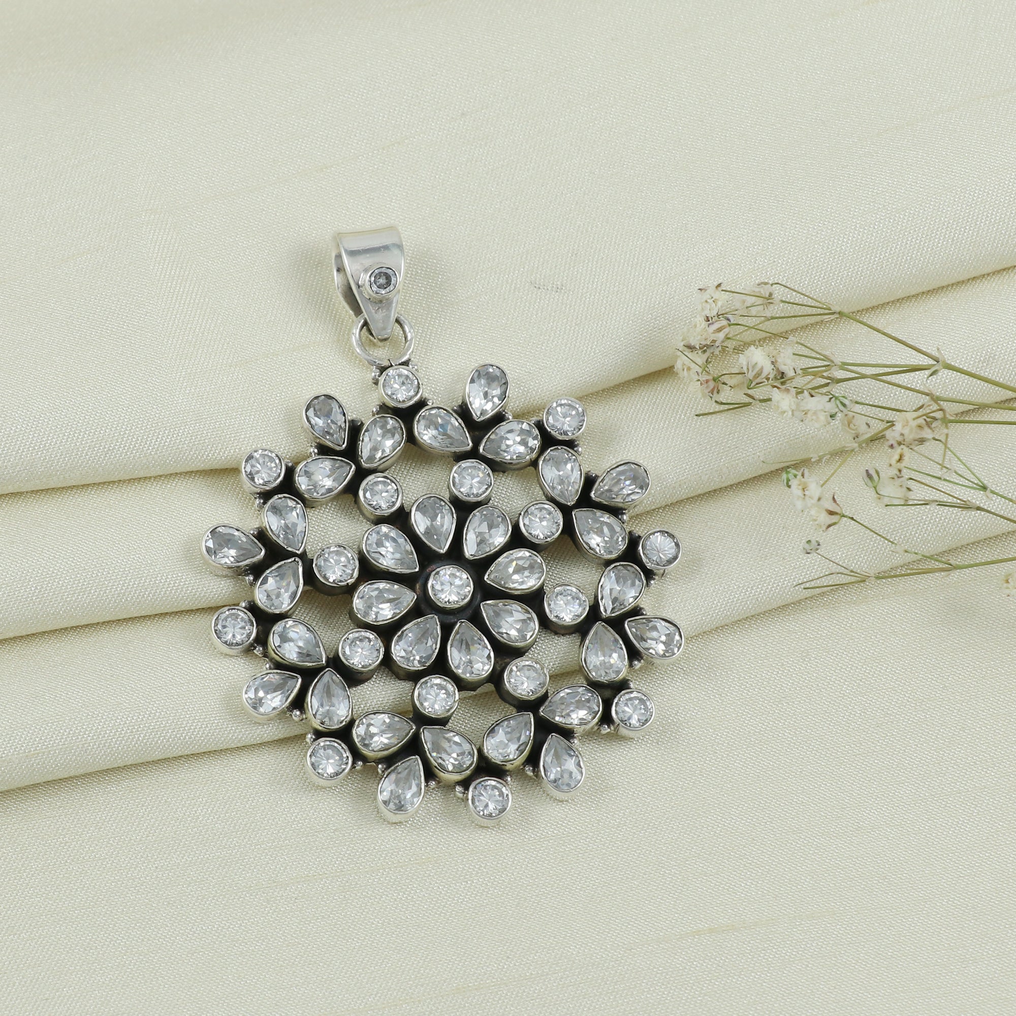 Sterling Silver Gemstone Pendant