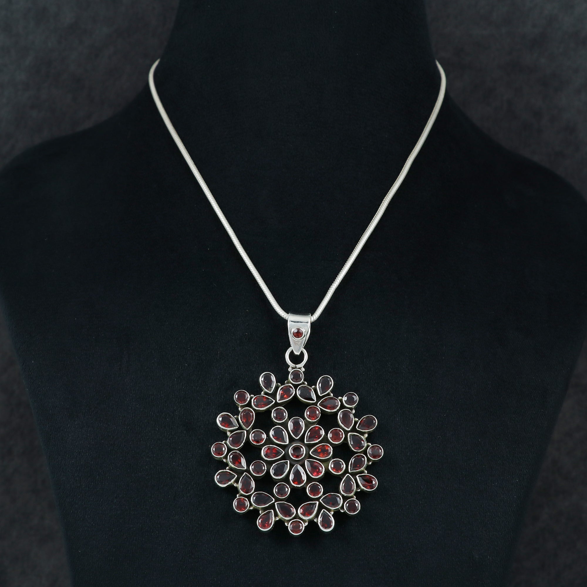 Sterling Silver Gemstone Pendant