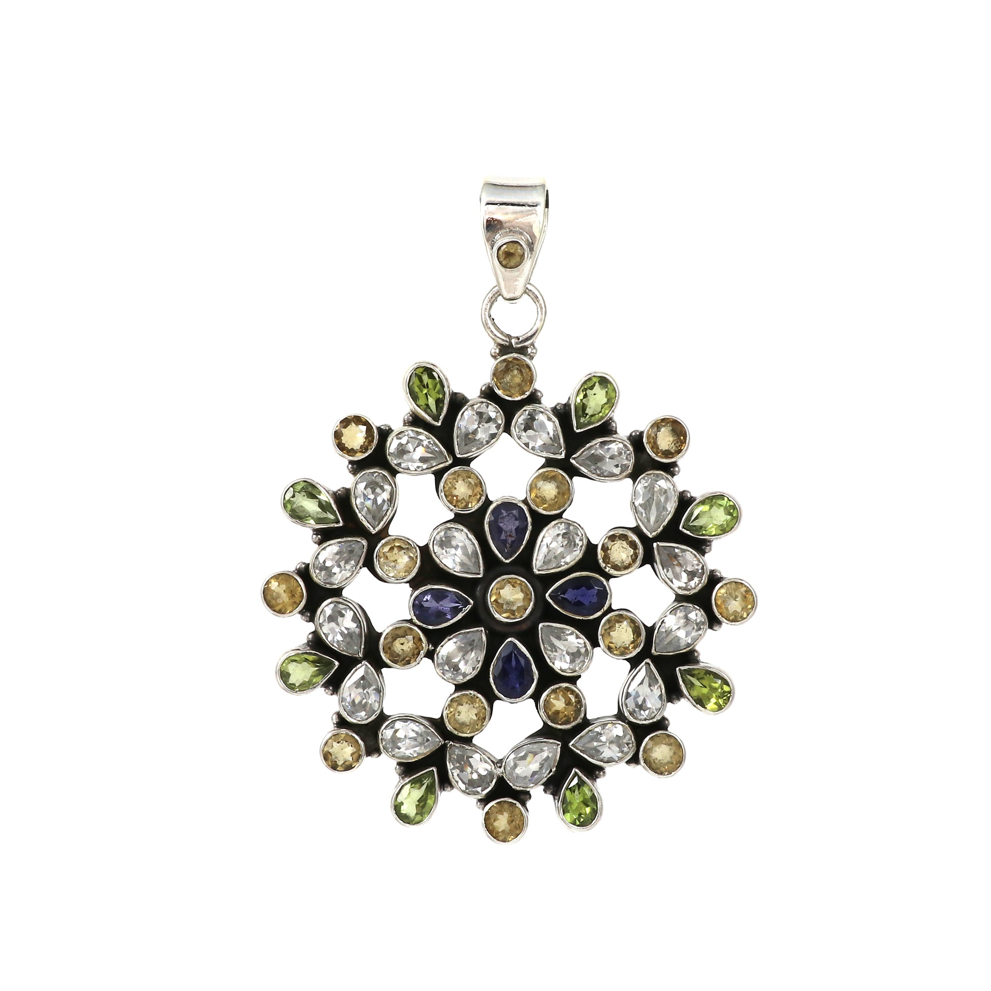 Sterling Silver Gemstone Pendant