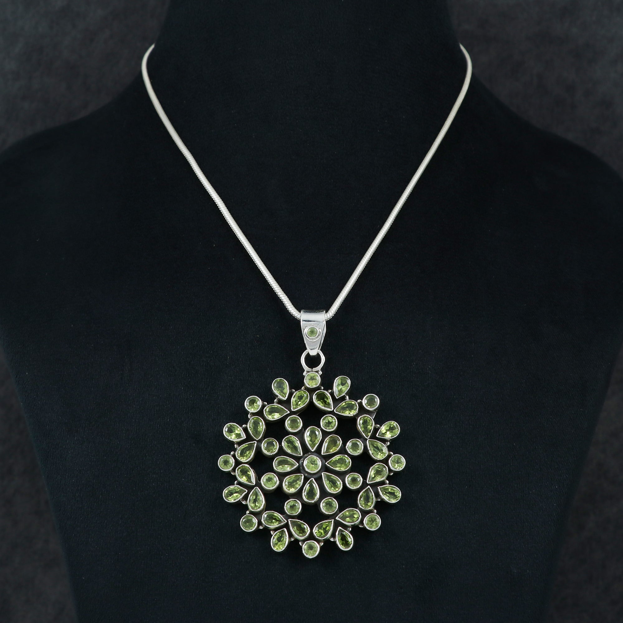 Sterling Silver Gemstone Pendant
