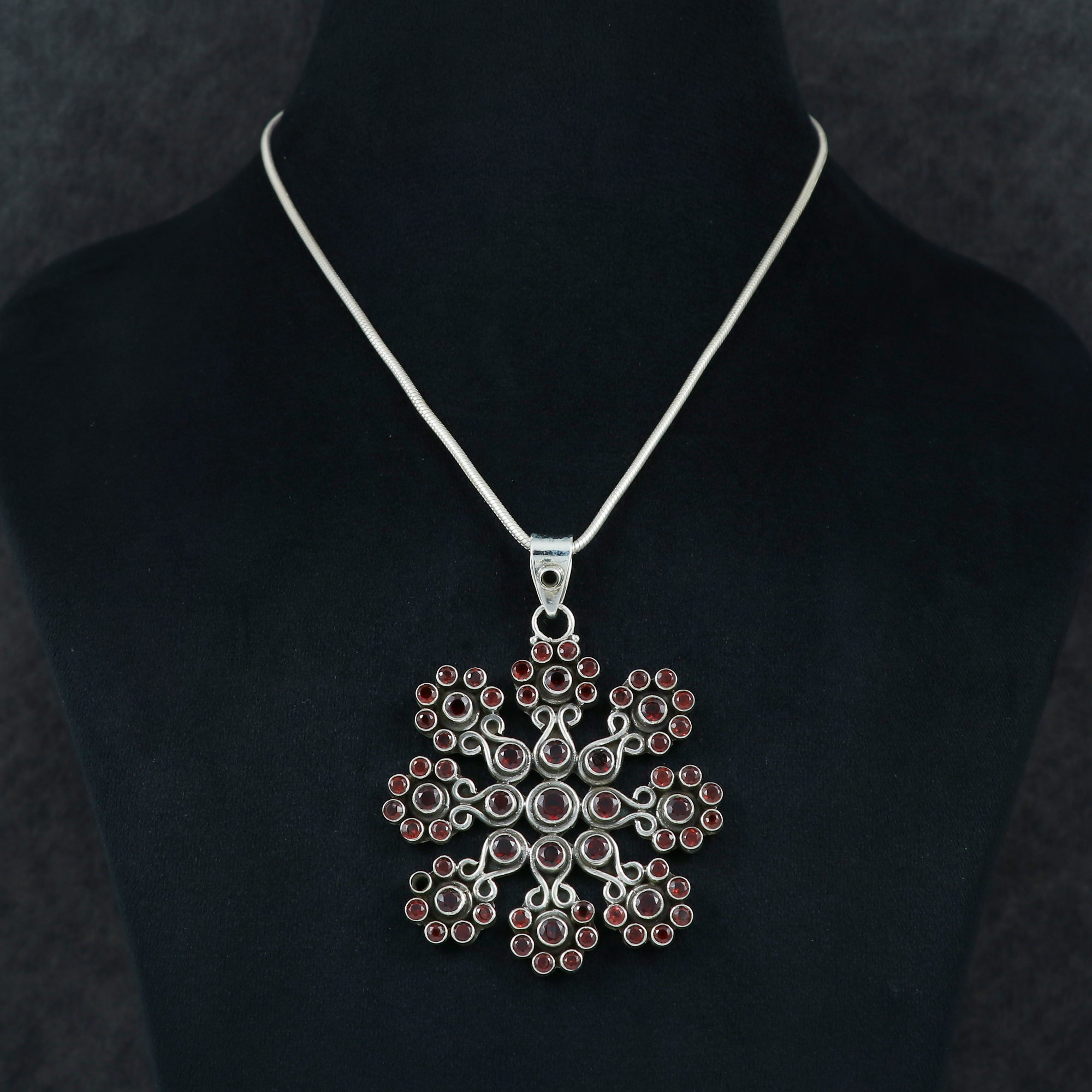 Sterling Silver Gemstone Pendant