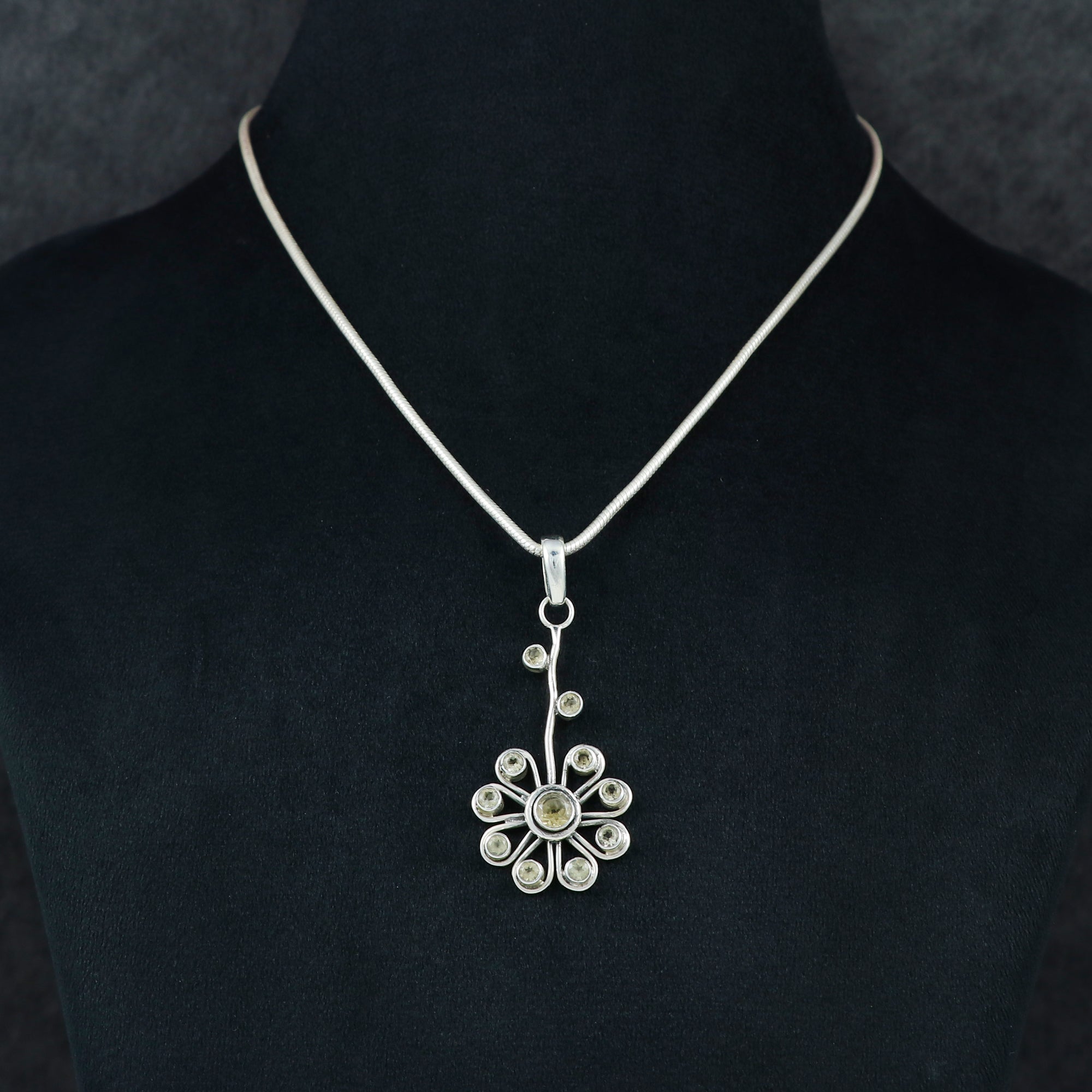 Sterling Silver Gemstone Pendant