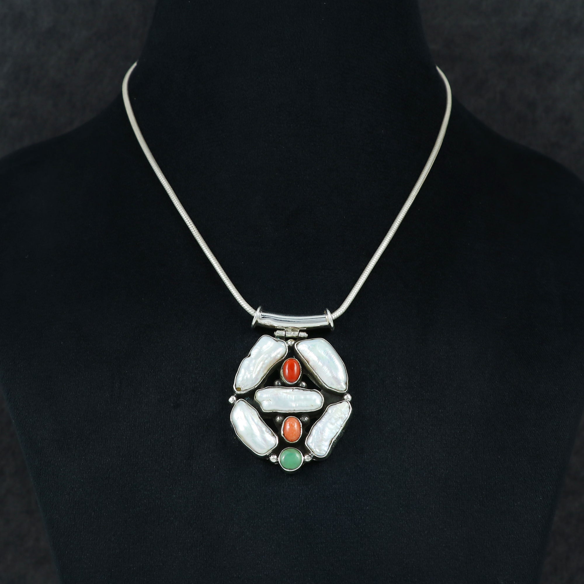 Sterling Silver Gemstone Pendant