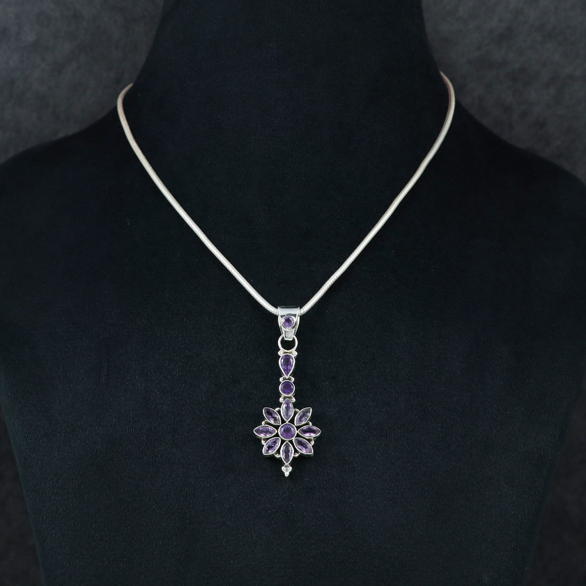 Sterling Silver Gemstone Pendant