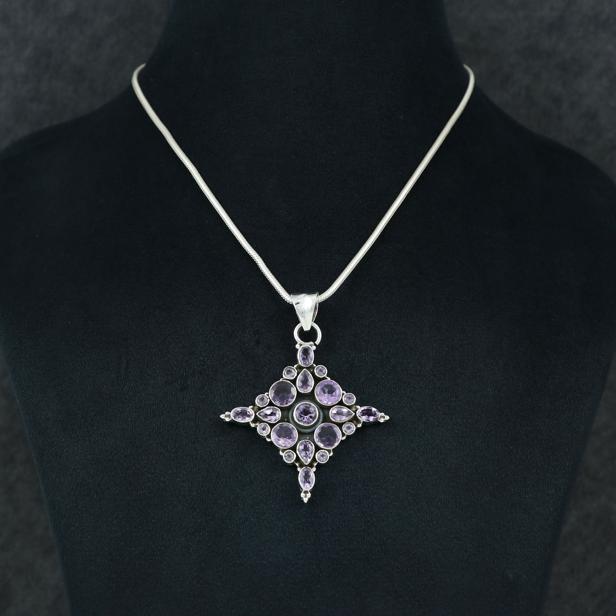 Sterling Silver Gemstone Pendant