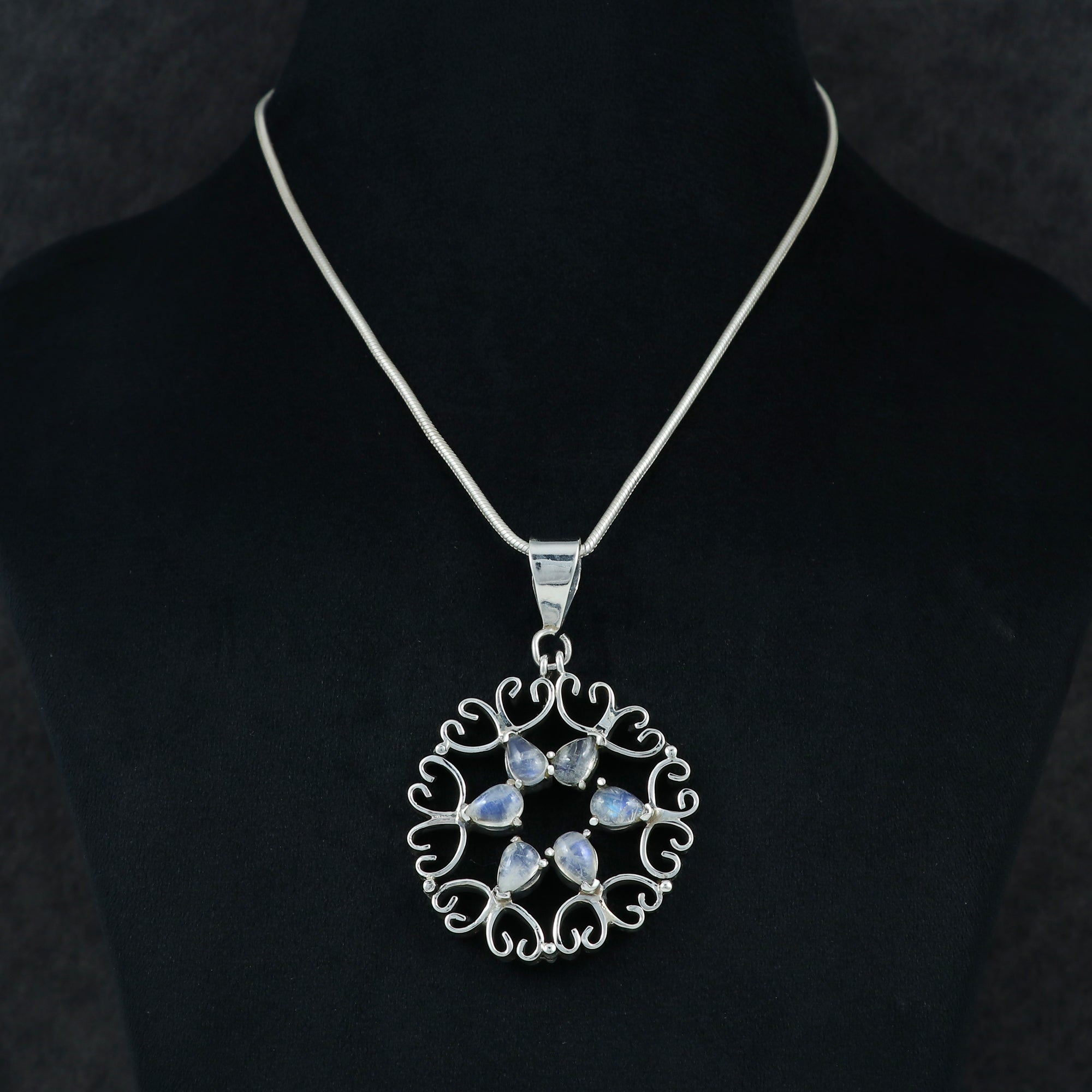 Sterling Silver Gemstone Pendant