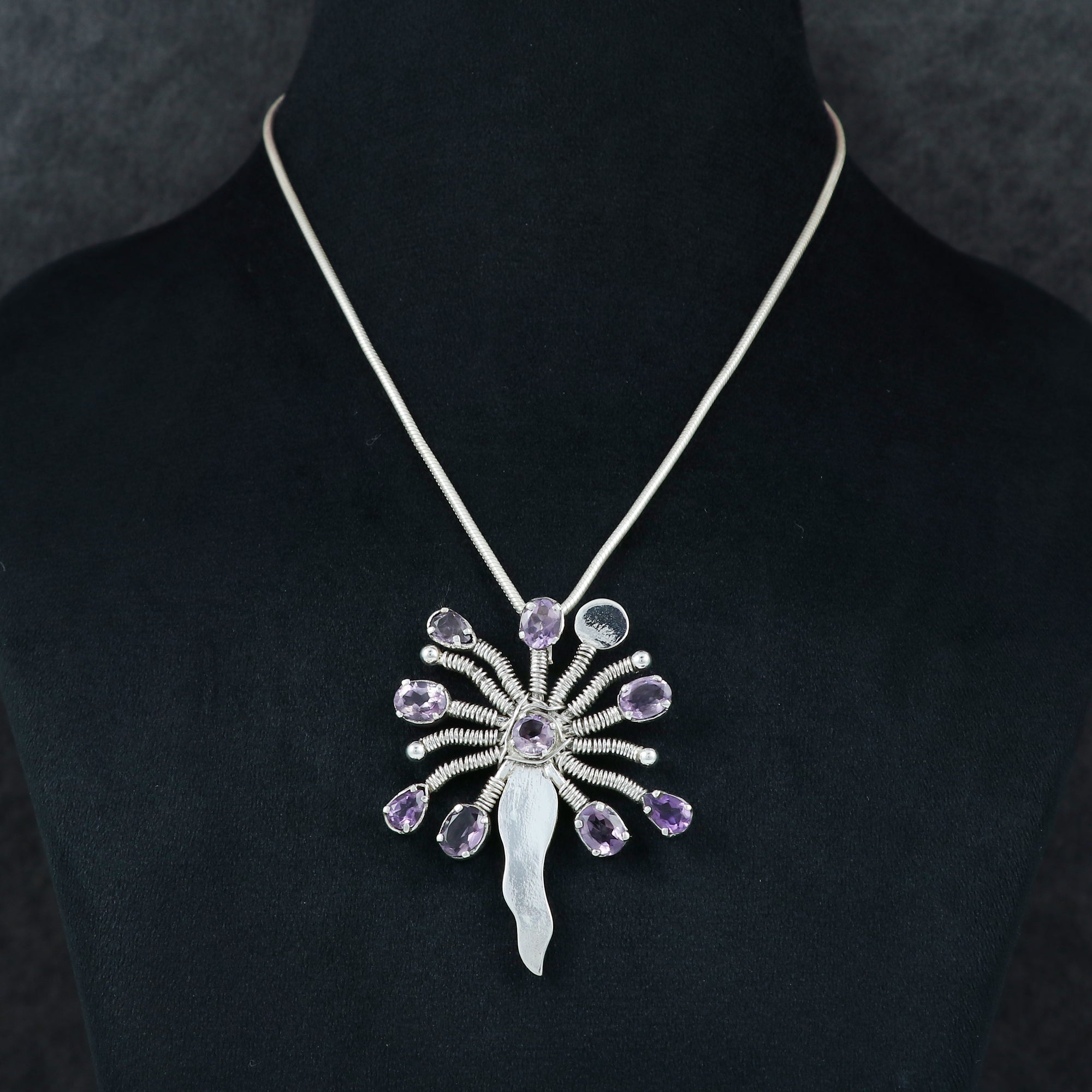 Sterling Silver Gemstone Pendant