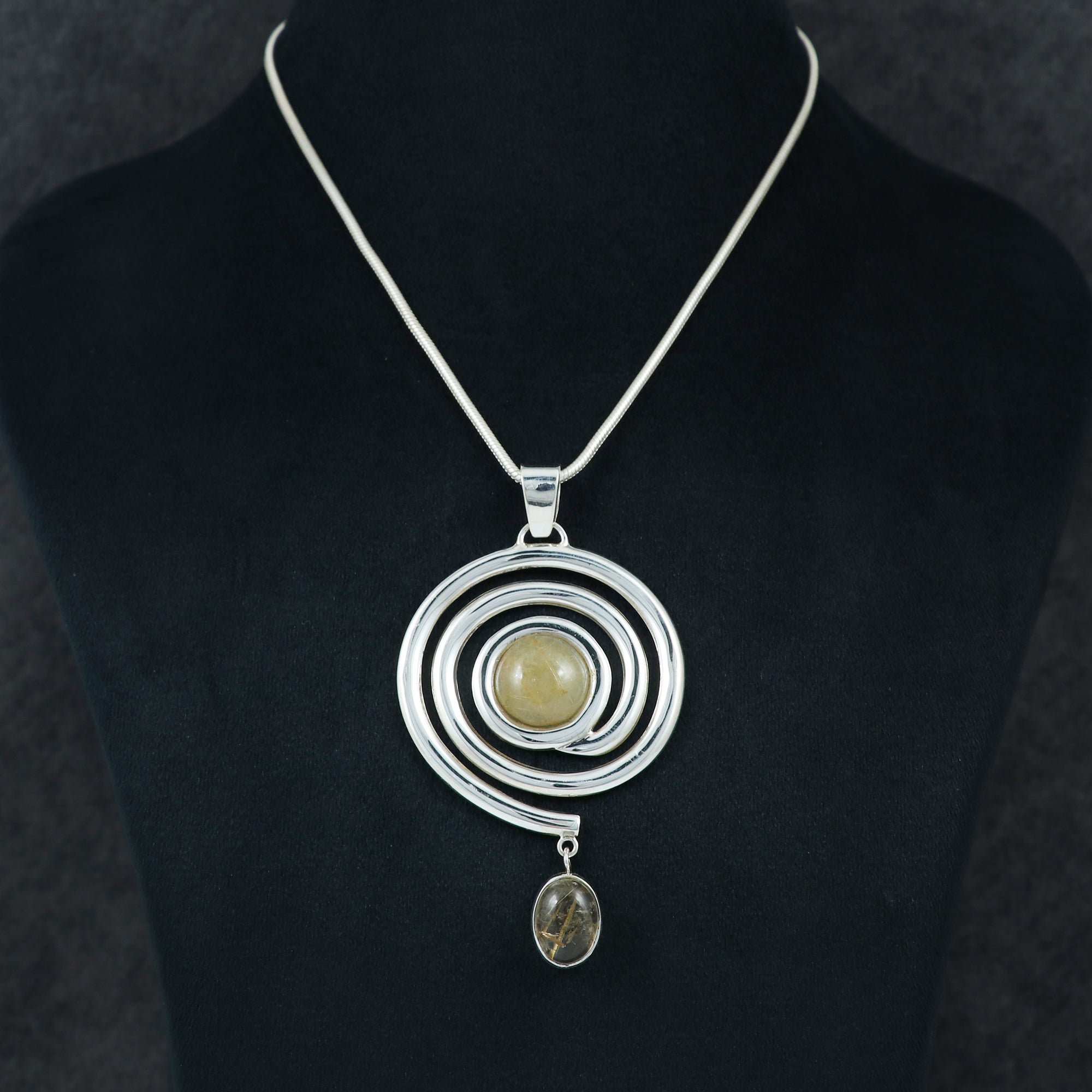 Sterling Silver Gemstone Pendant