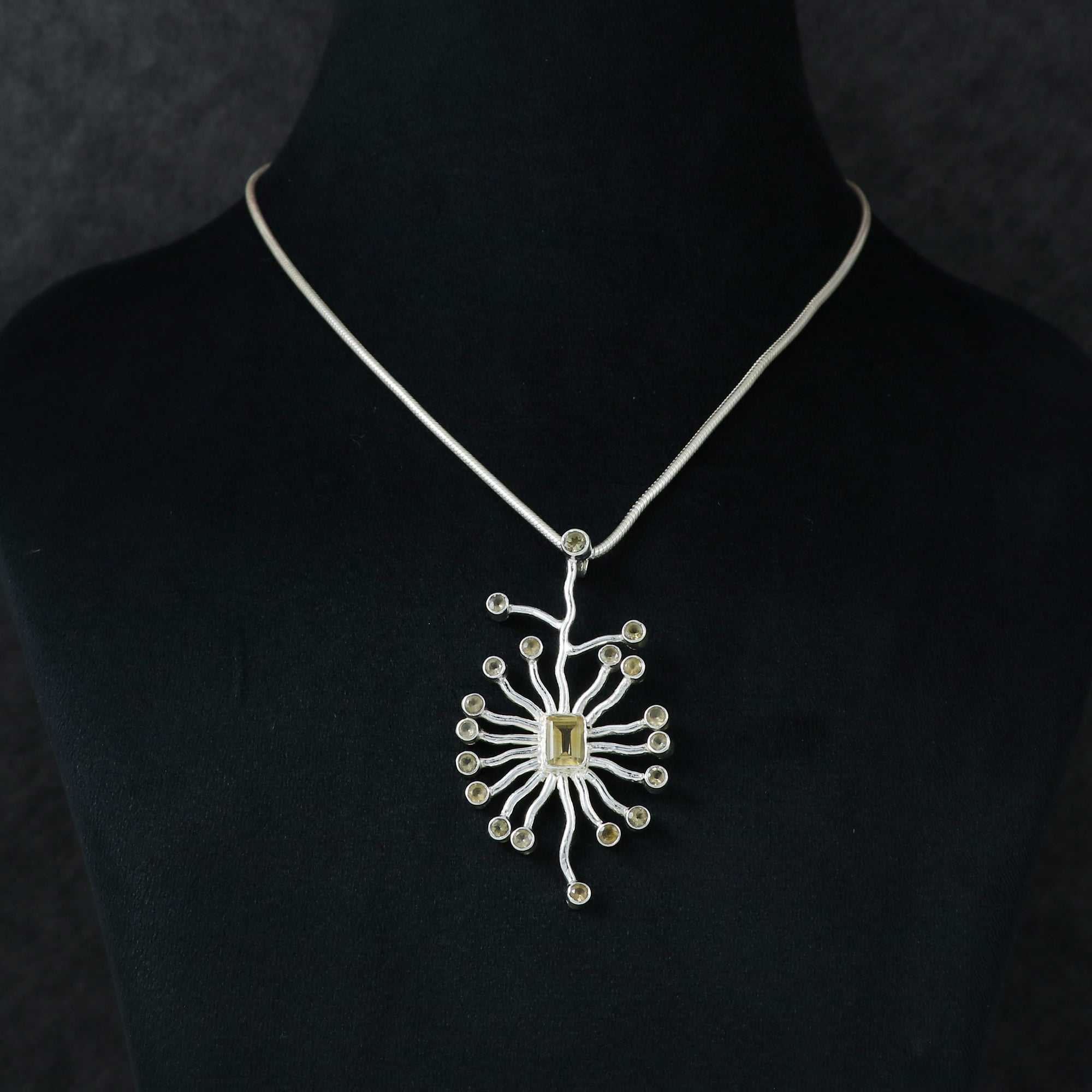 Sterling Silver Gemstone Pendant