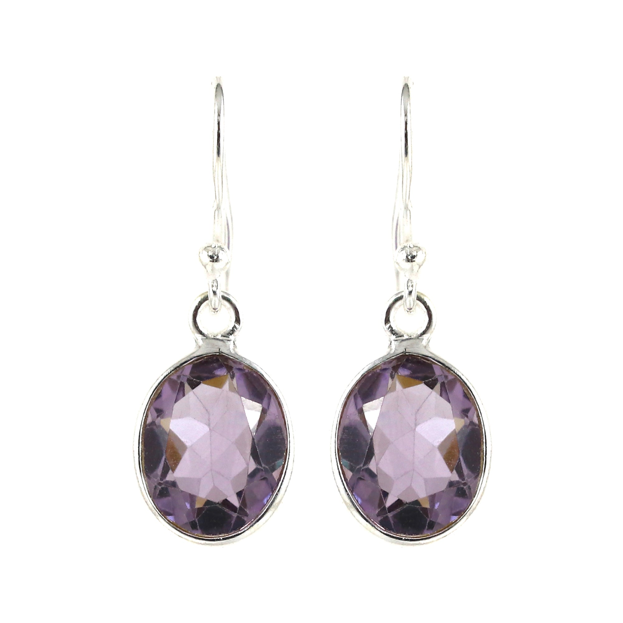 Amethyst Earring Pendant Designer Set