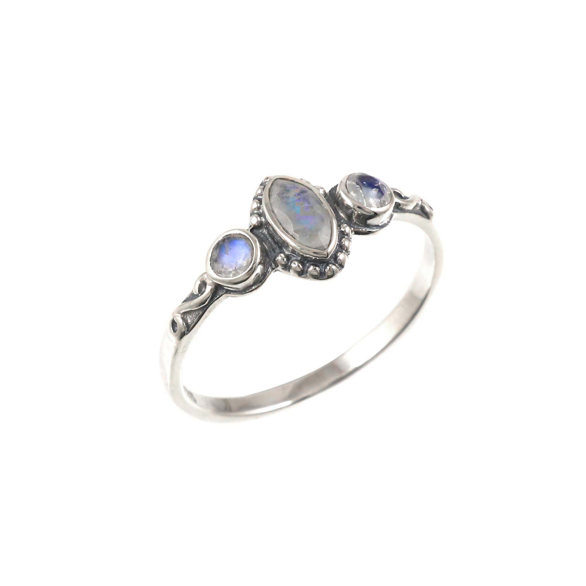 Triple Gemstone Ring
