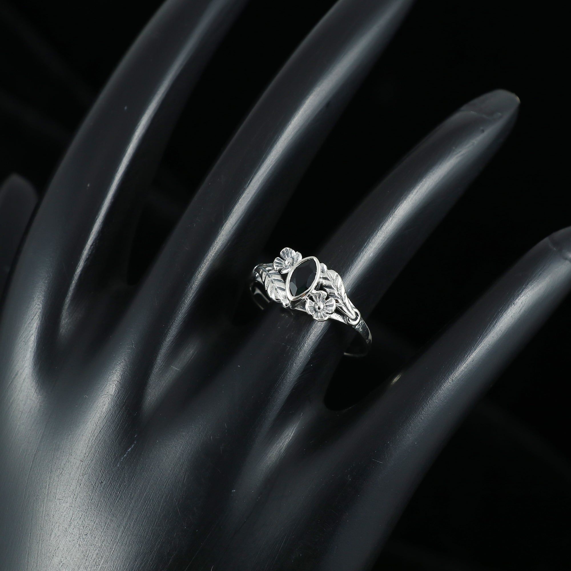 Floral Marquise Ring