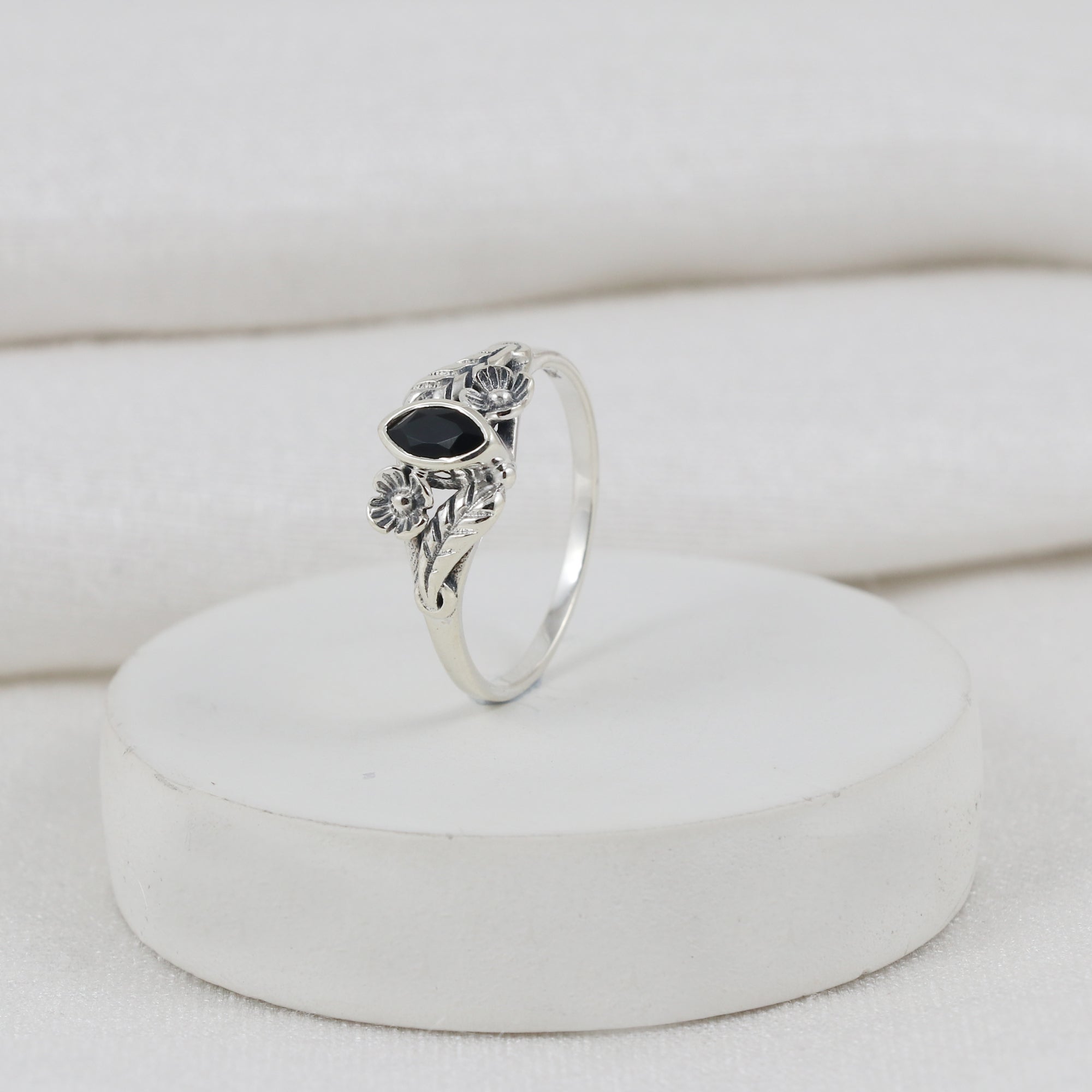 Floral Marquise Ring