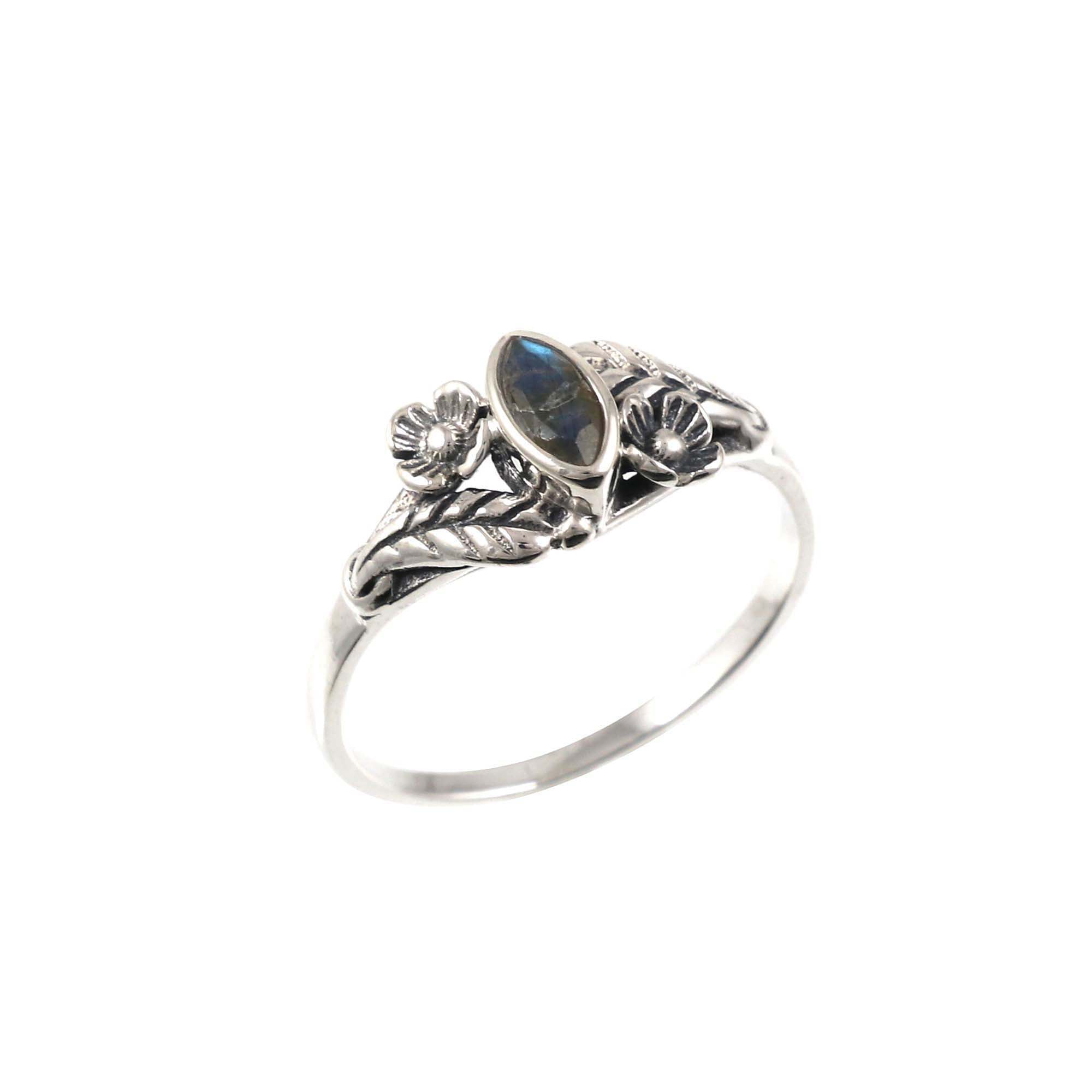 Floral Marquise Ring