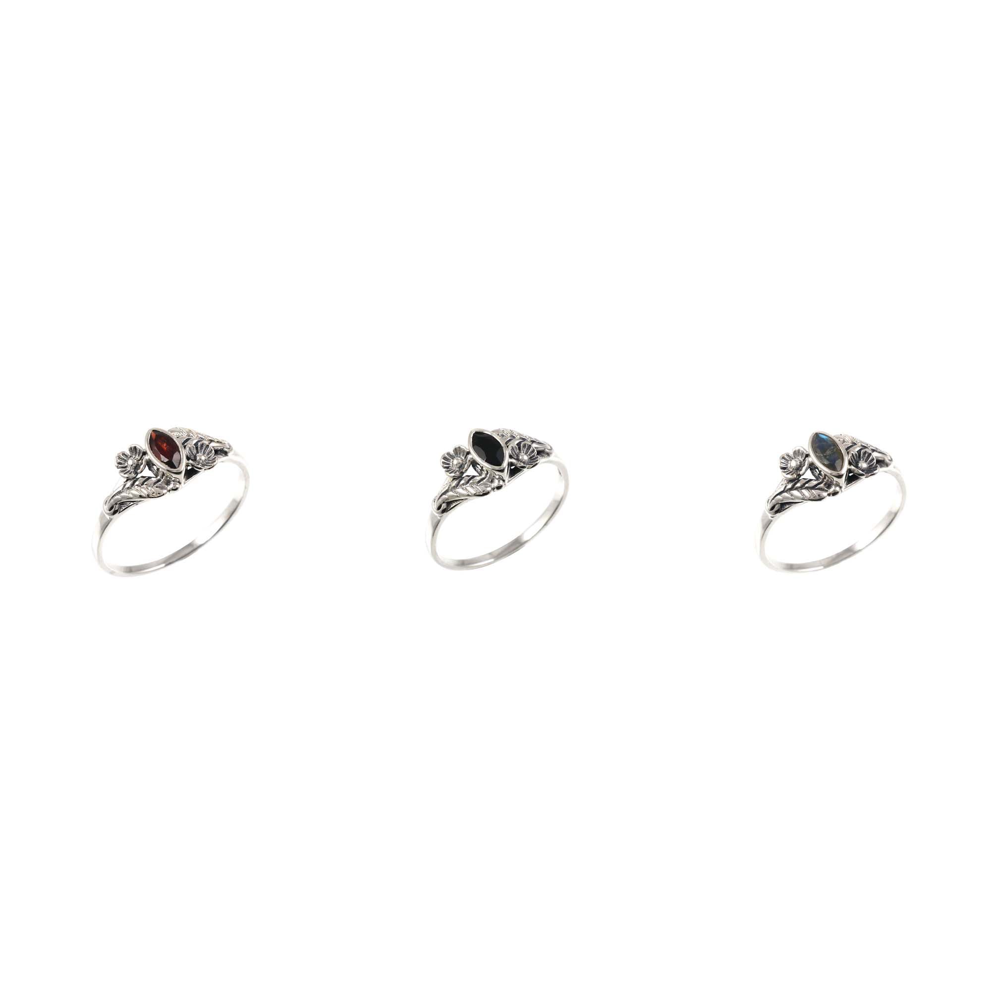 Floral Marquise Ring