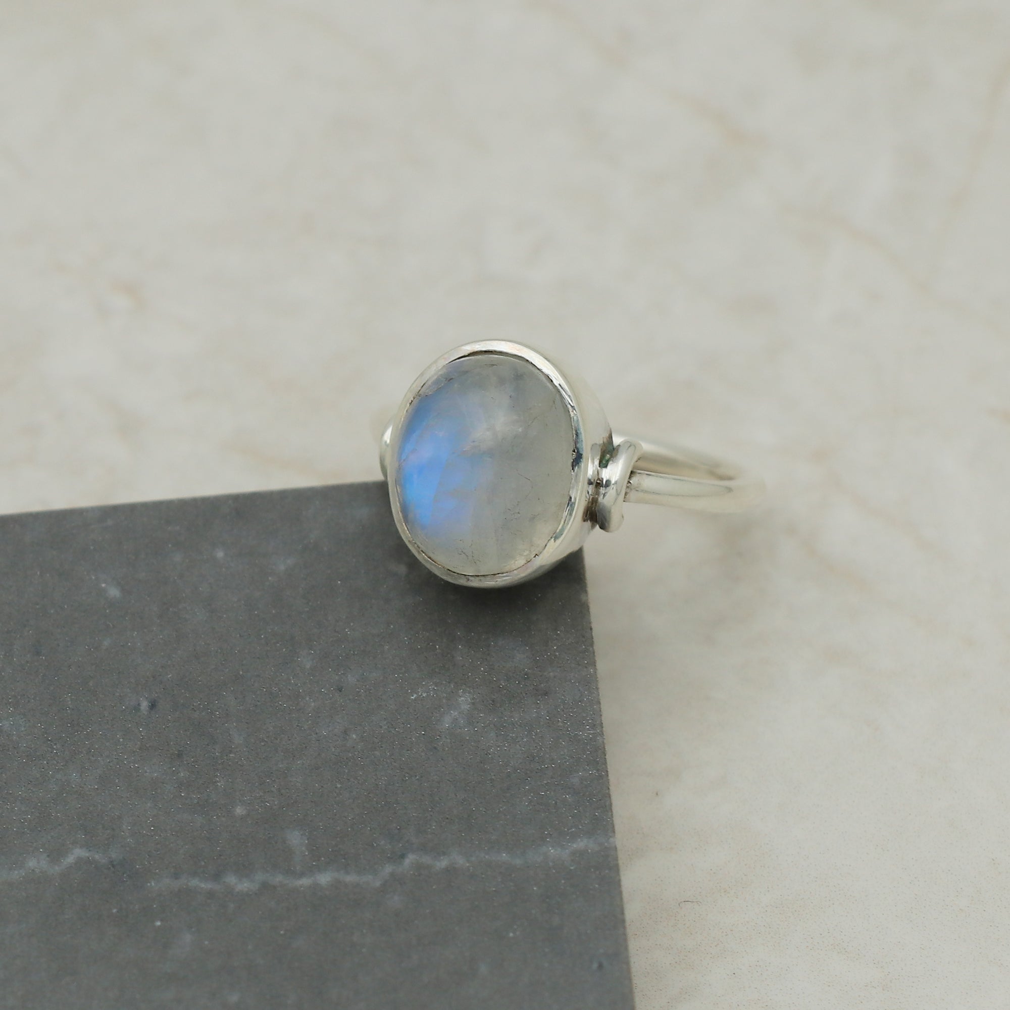Classic Moonstone Ring