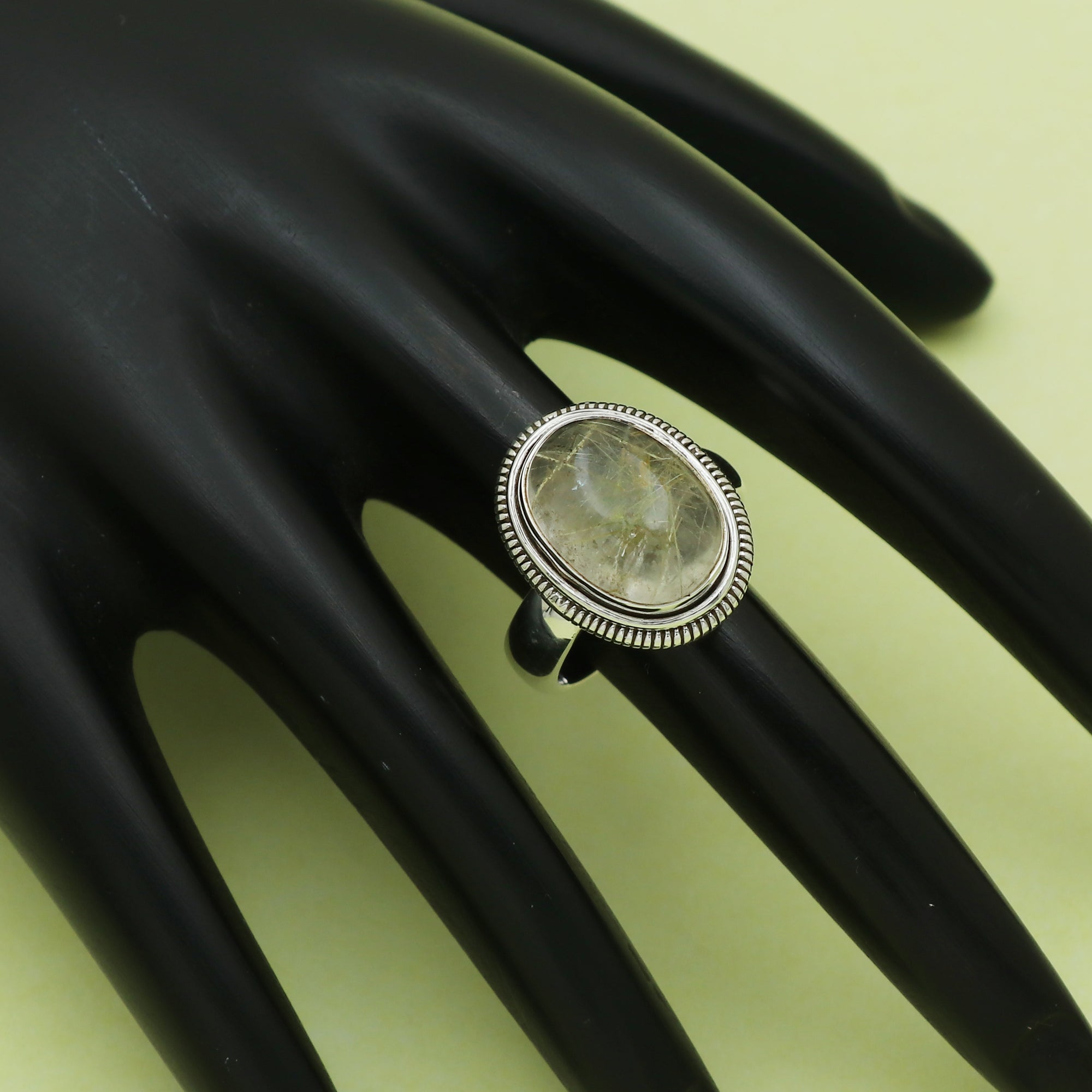 Golden Rutile Ring