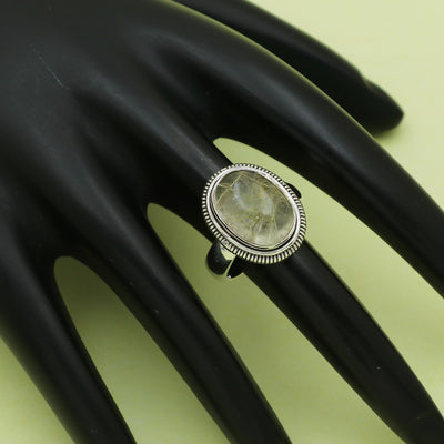 Golden Rutile Ring
