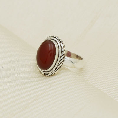 Red Onyx Ring