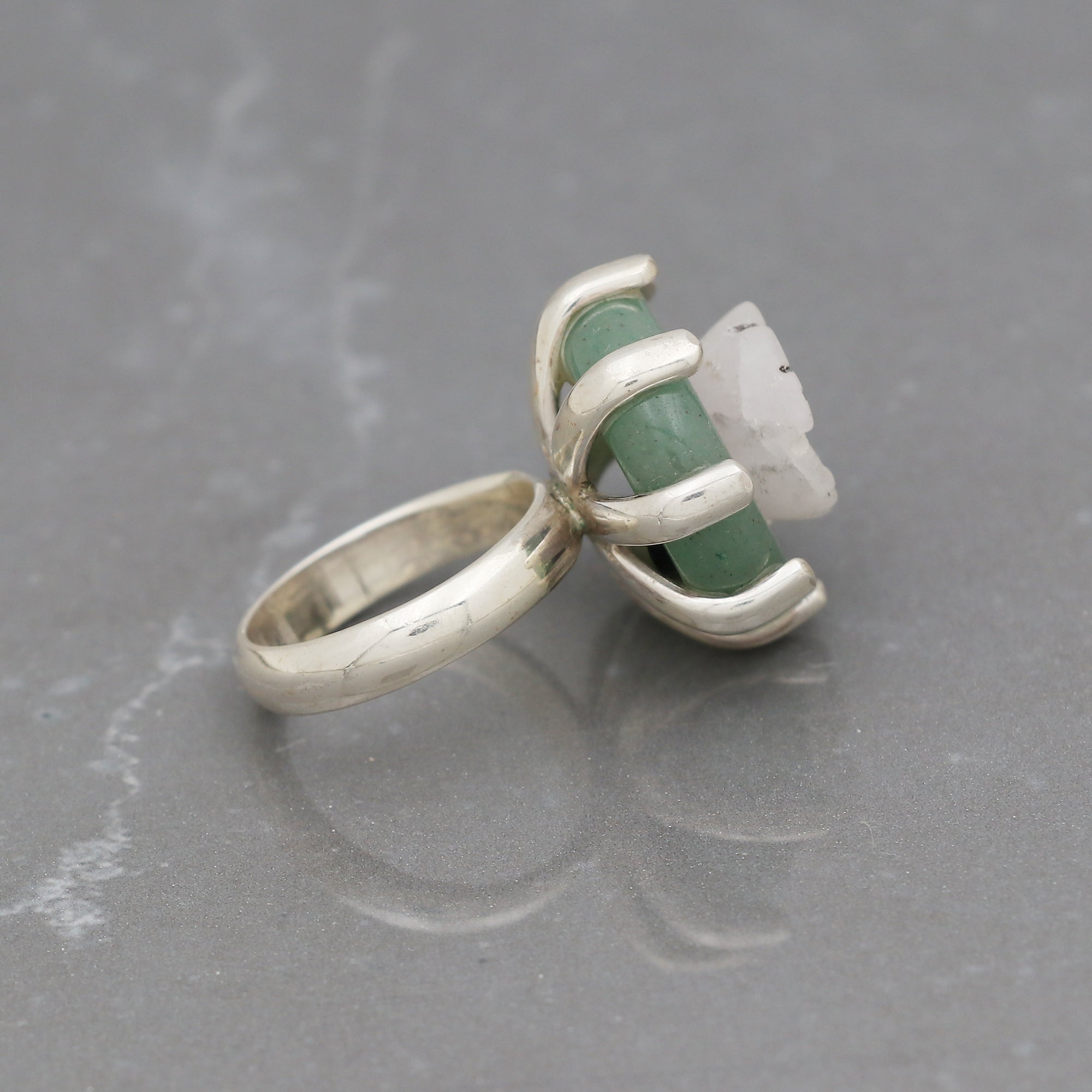 Earth Aquamarine Ring