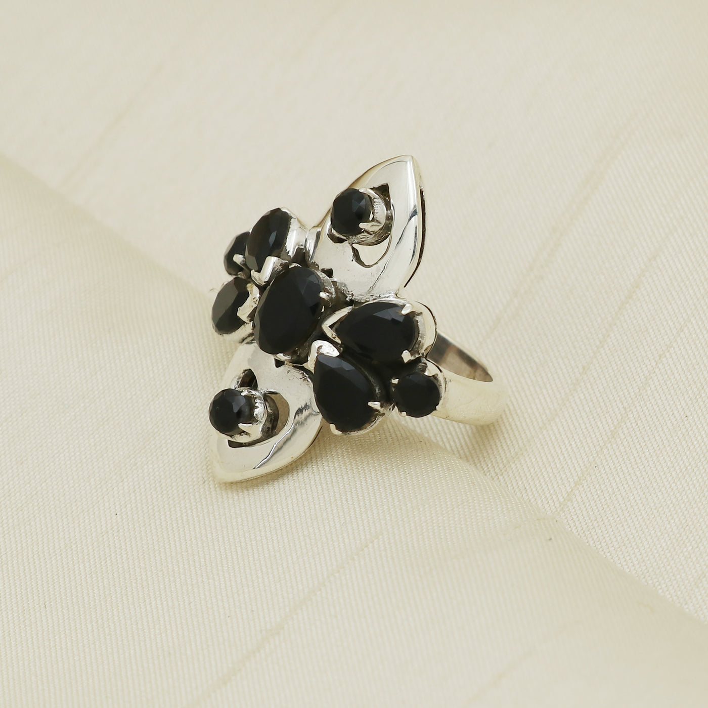 Maya Black Onyx Ring