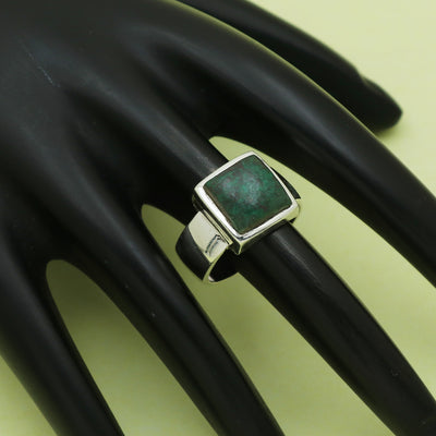 Men Crysocolla Ring