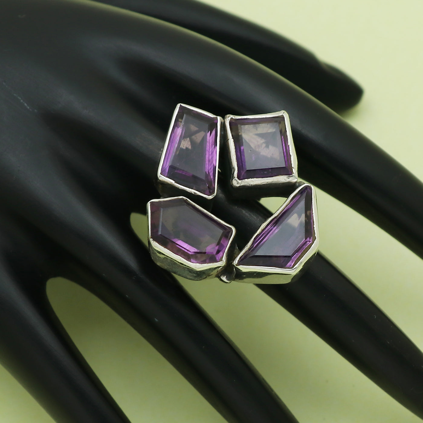 Raw Amethyst Ring