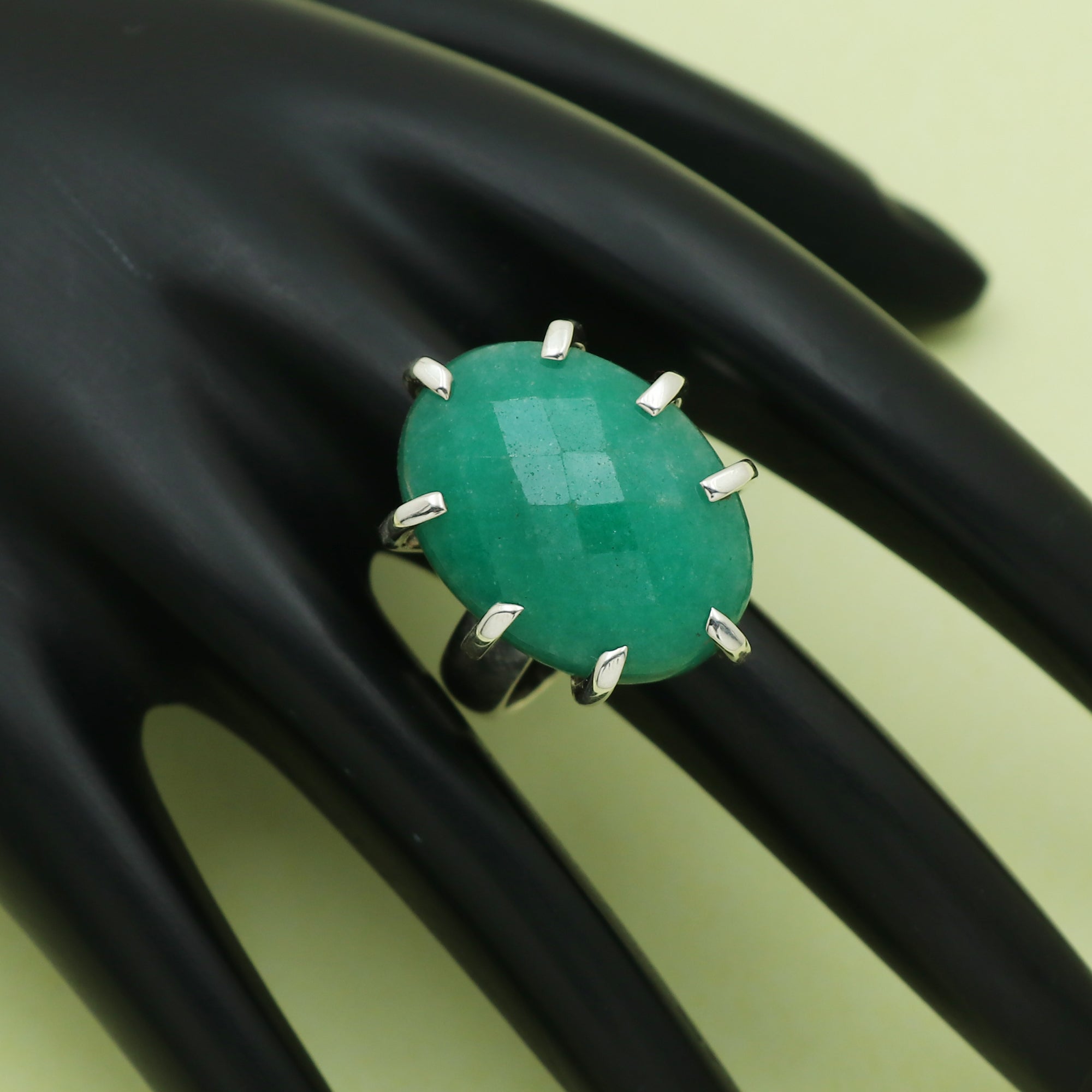 Oval Shape Gemstone Ring