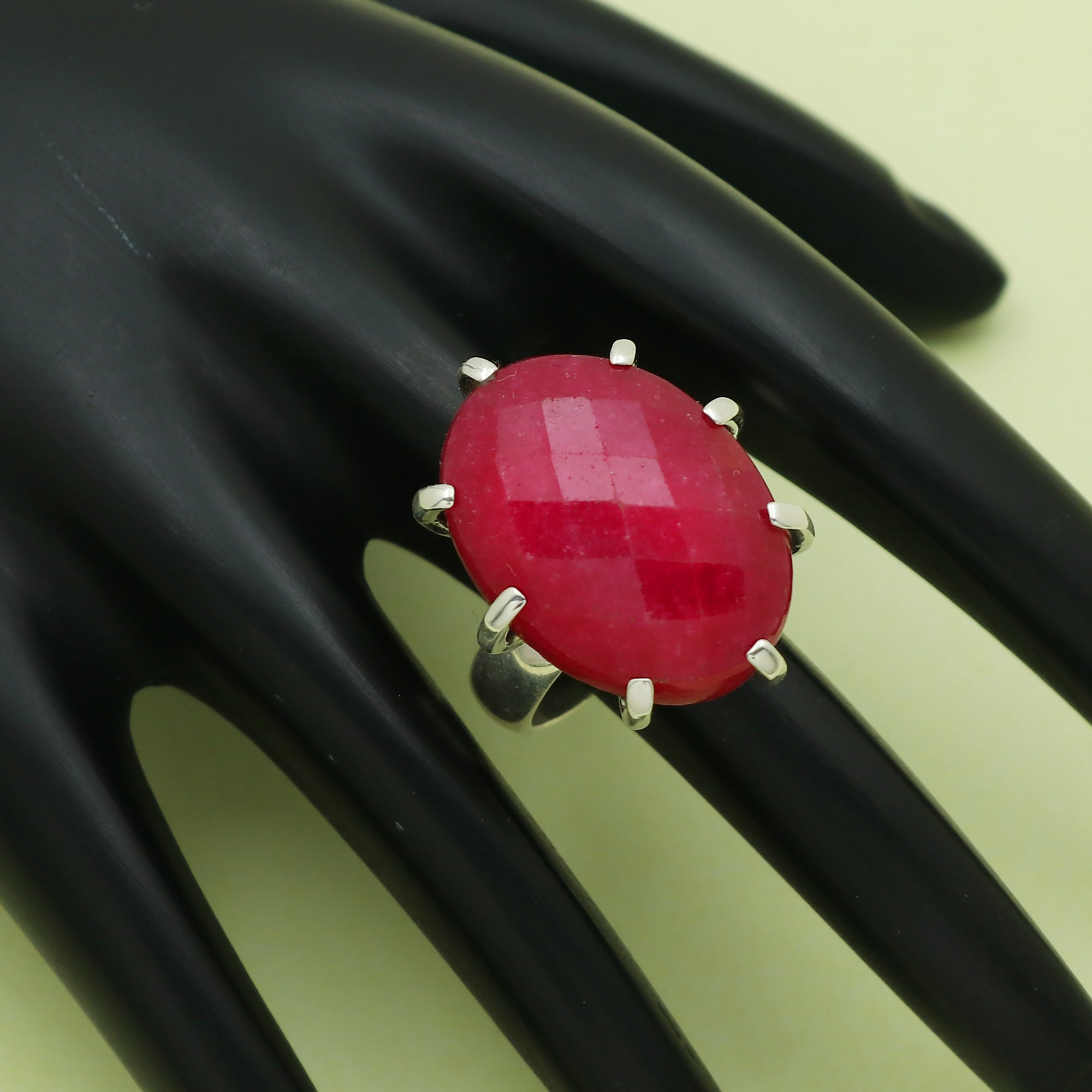 Oval Shape Gemstone Ring