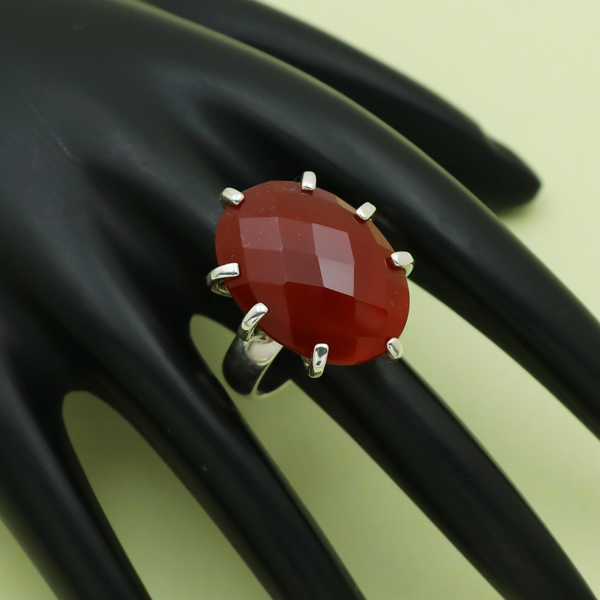 Oval Shape Gemstone Ring