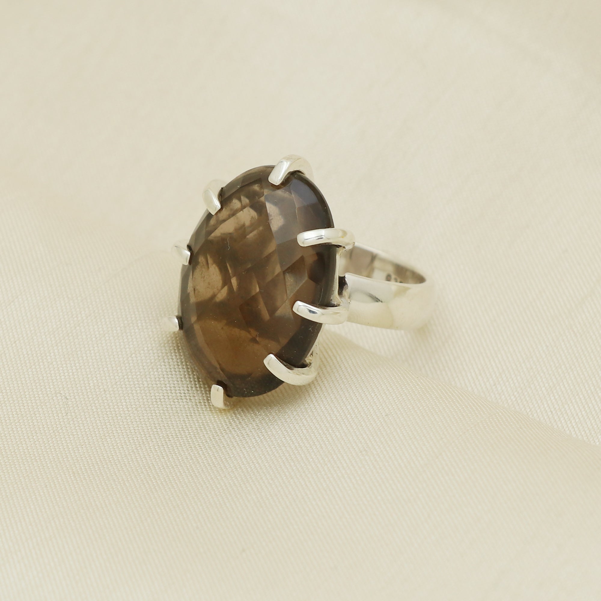 Oval Shape Gemstone Ring