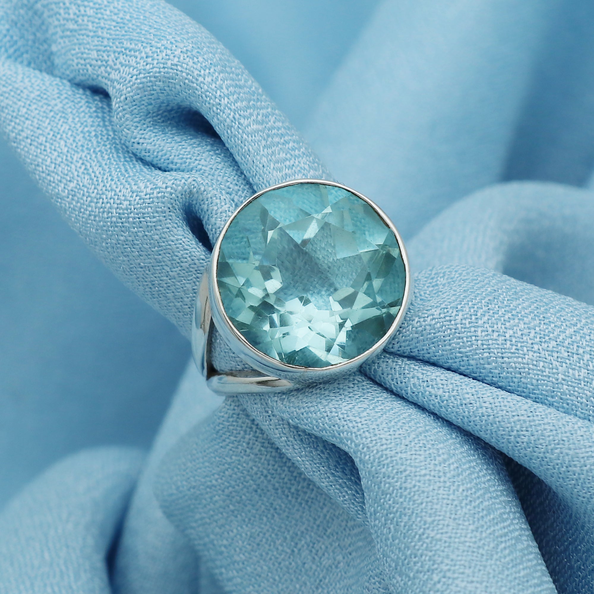 Blue Topaz Ring