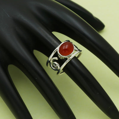 Aaru Red Onyx Ring