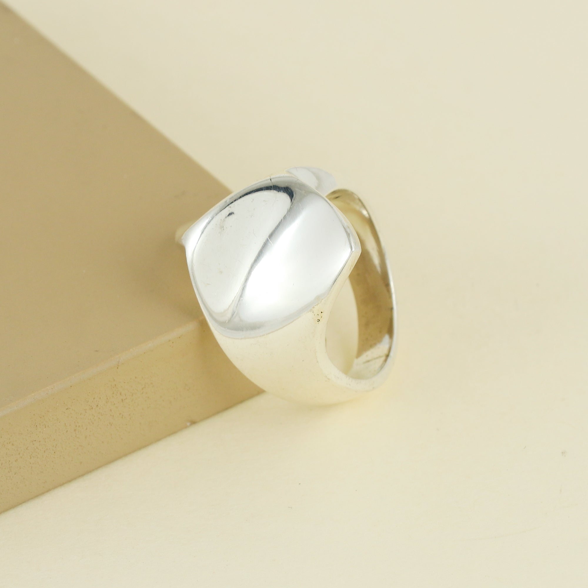 Textured Silver Band