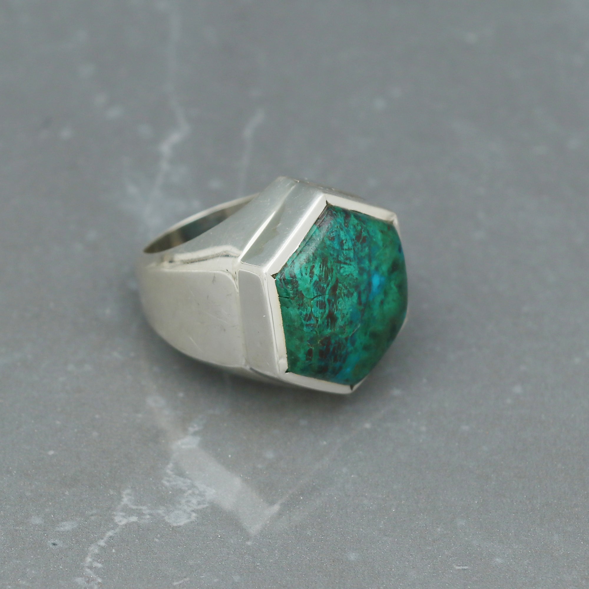 Bold Chic Chrysocolla Ring