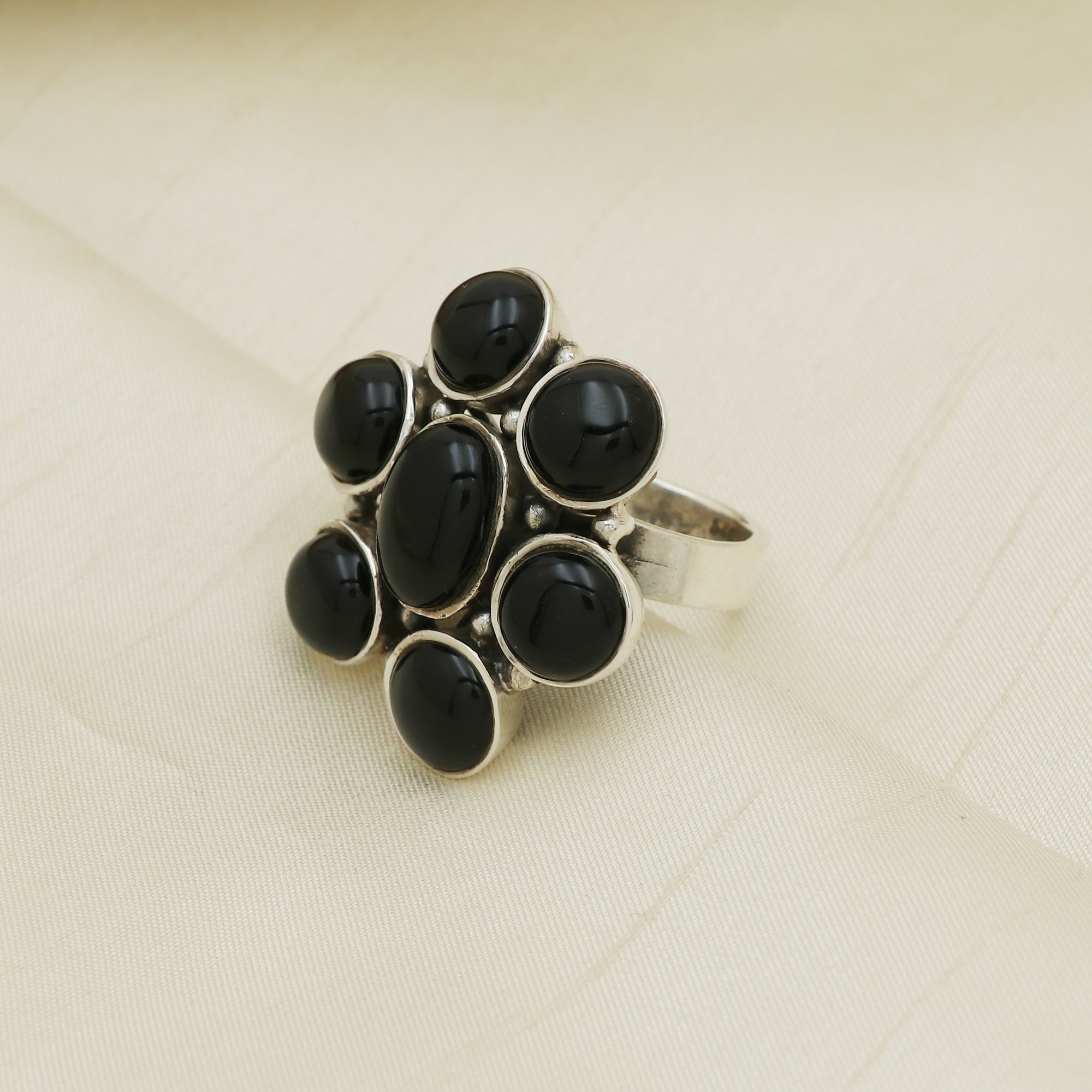Gentle Black Onyx Ring