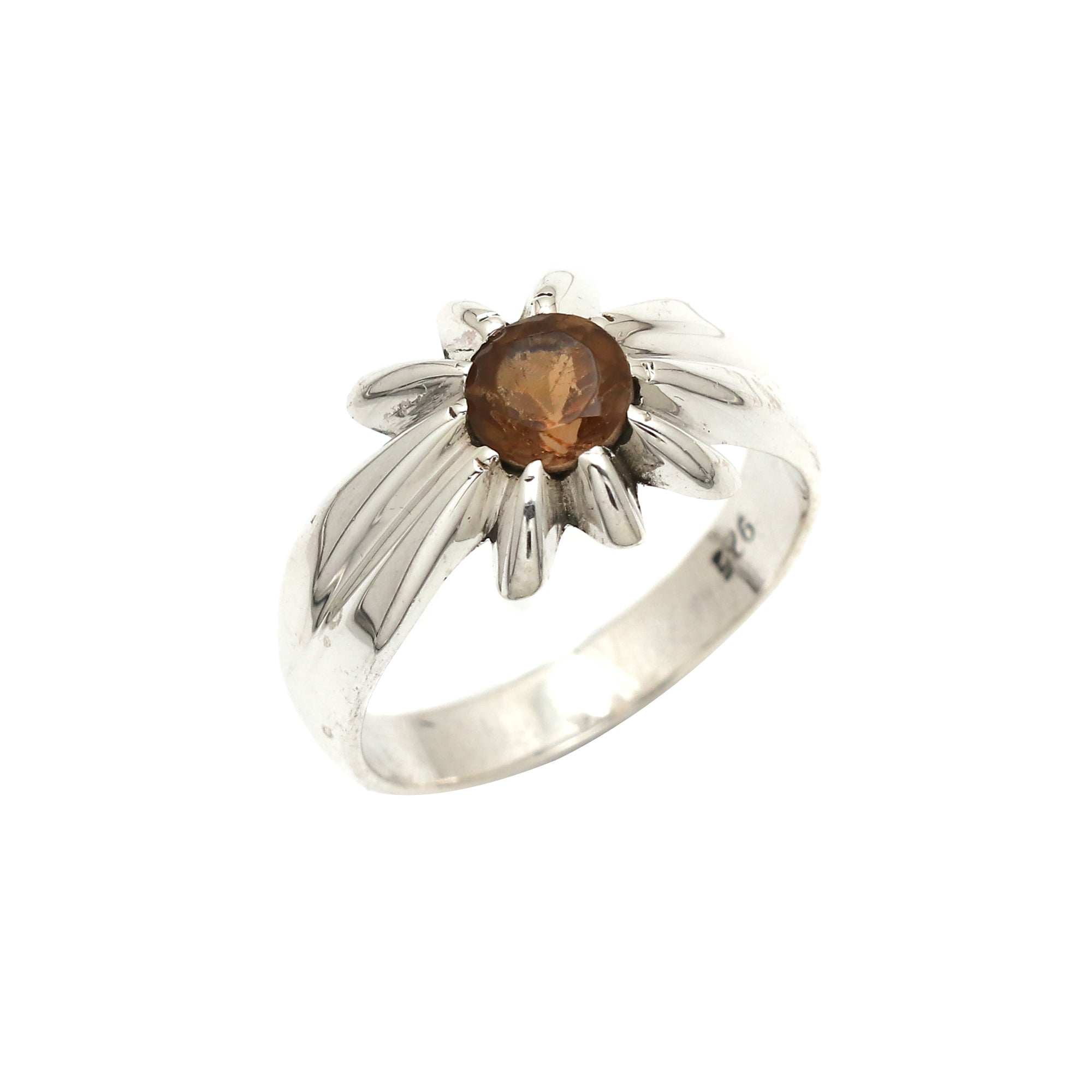 Star Smoky Quartz Ring